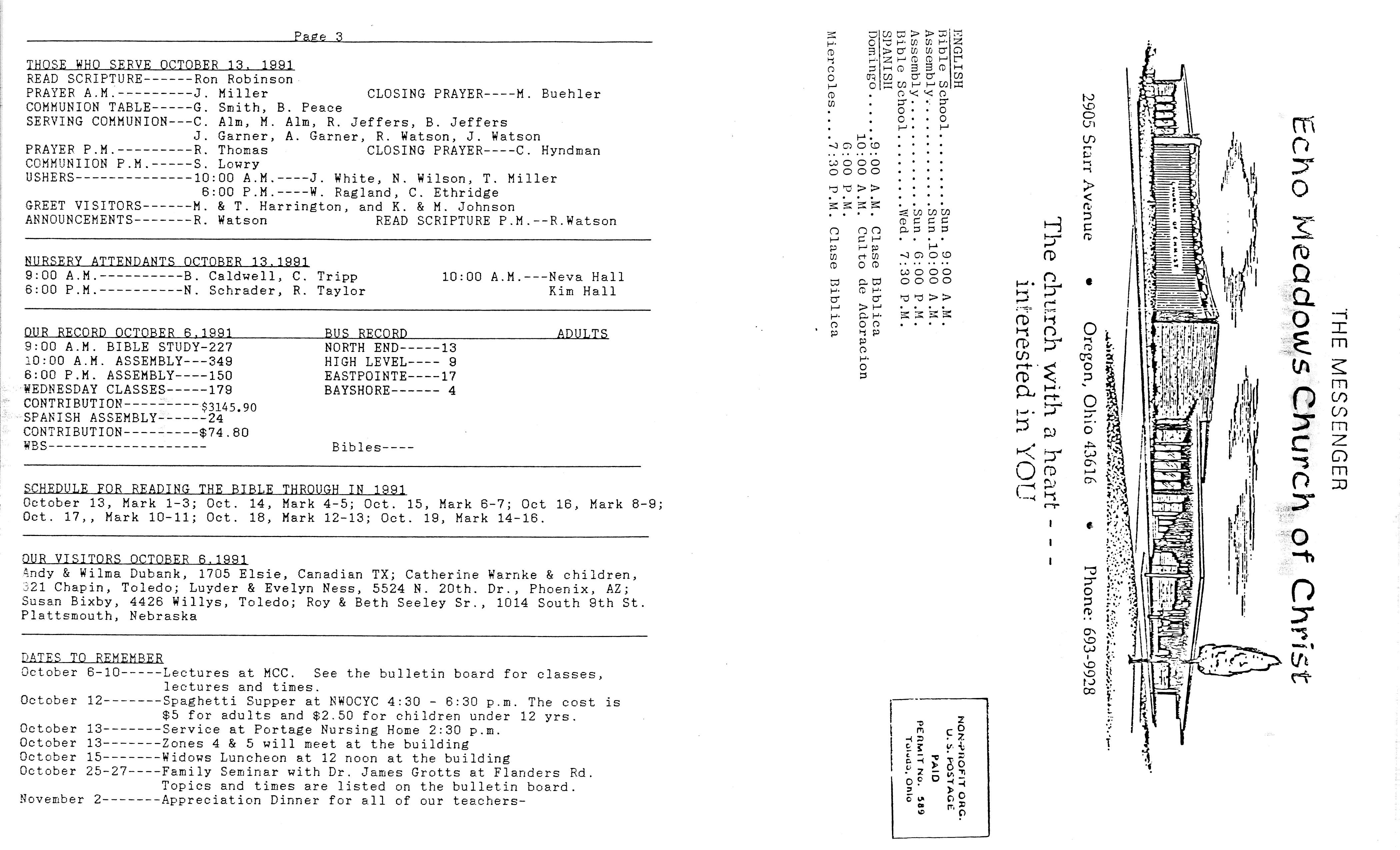 Scanned bulletin, page 1 of 1991-10-13.pdf