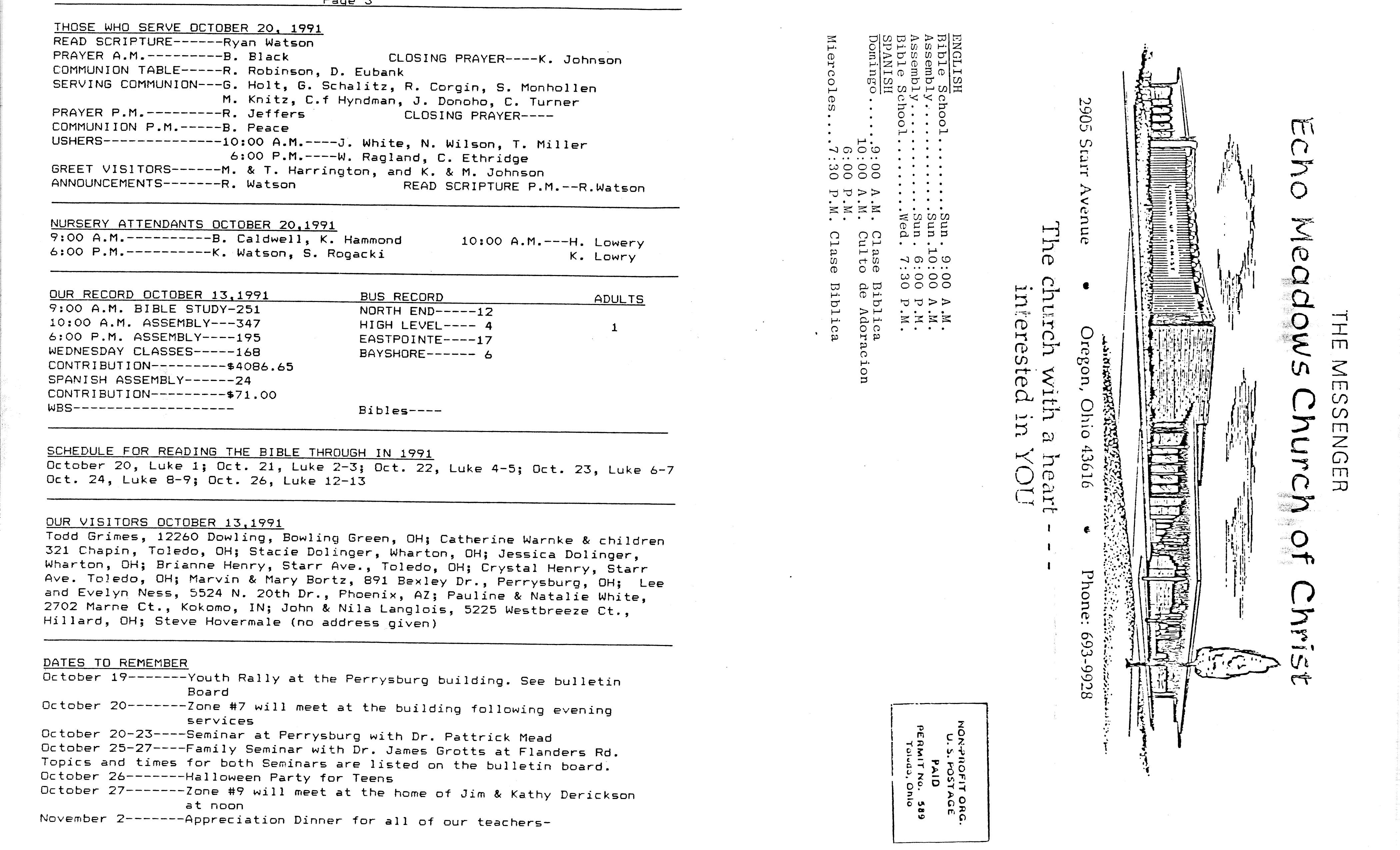 Scanned bulletin, page 1 of 1991-10-20.pdf