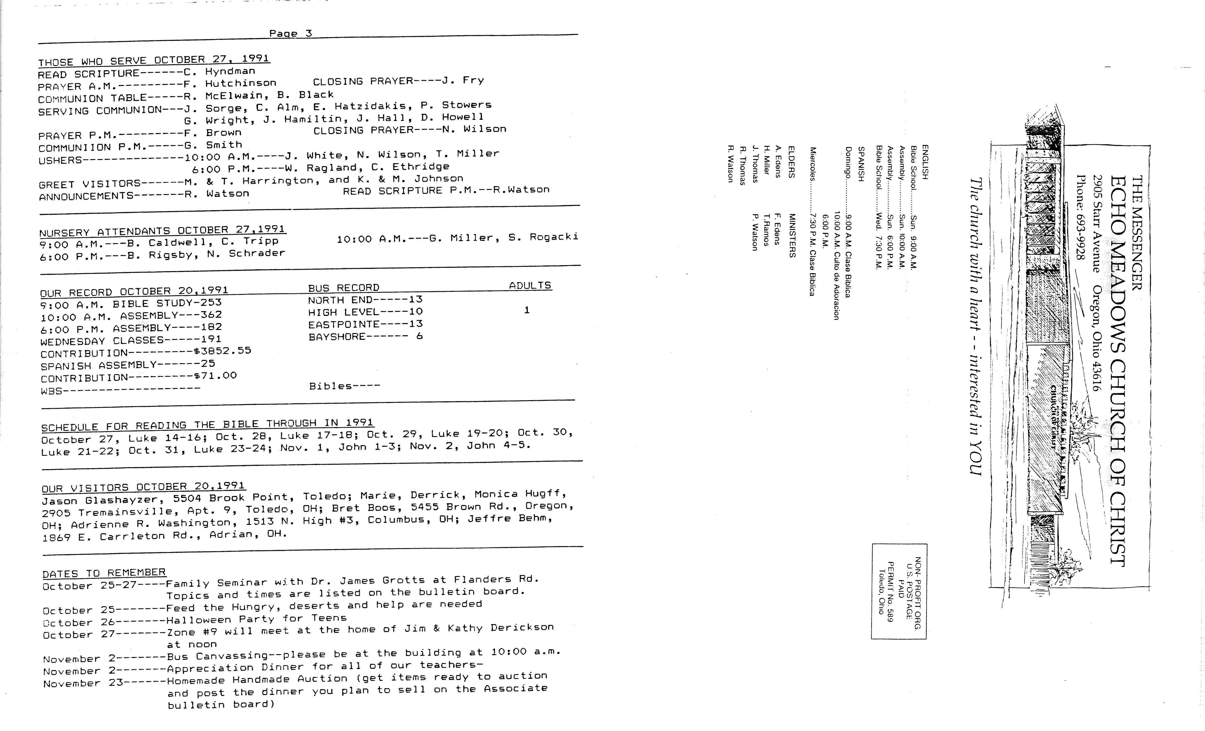 Scanned bulletin, page 1 of 1991-10-27.pdf