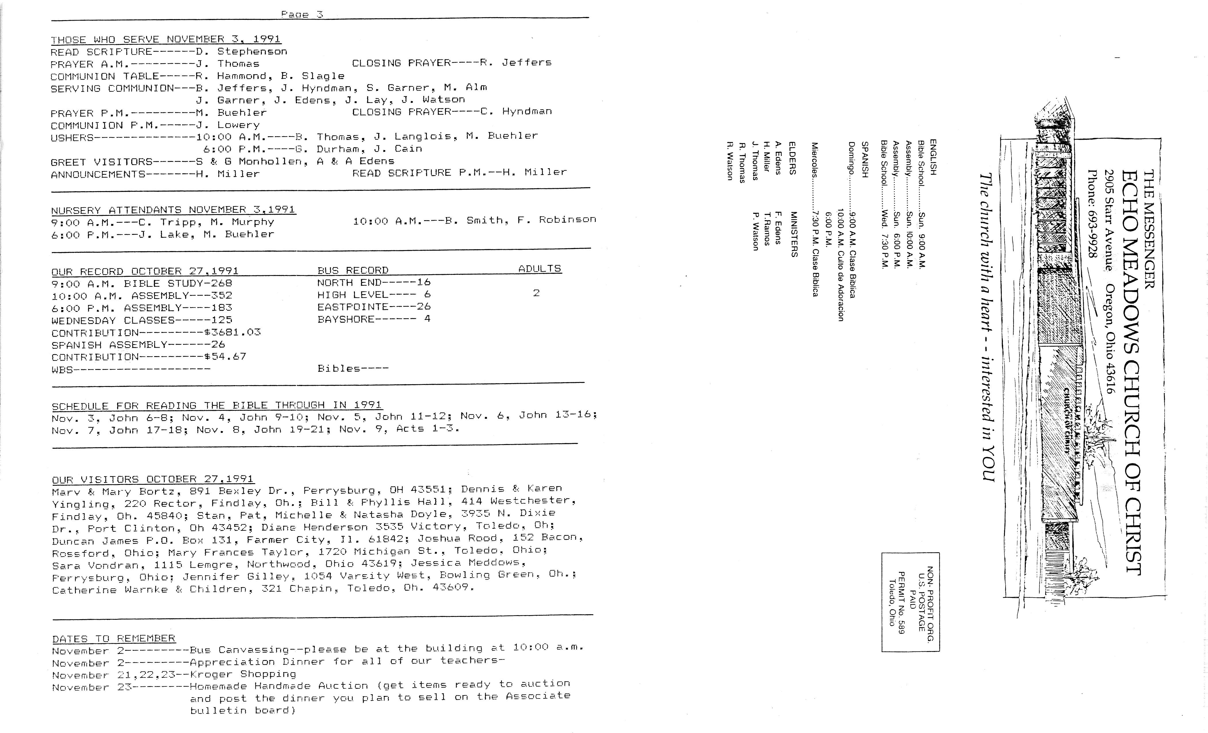 Scanned bulletin, page 1 of 1991-11-03.pdf