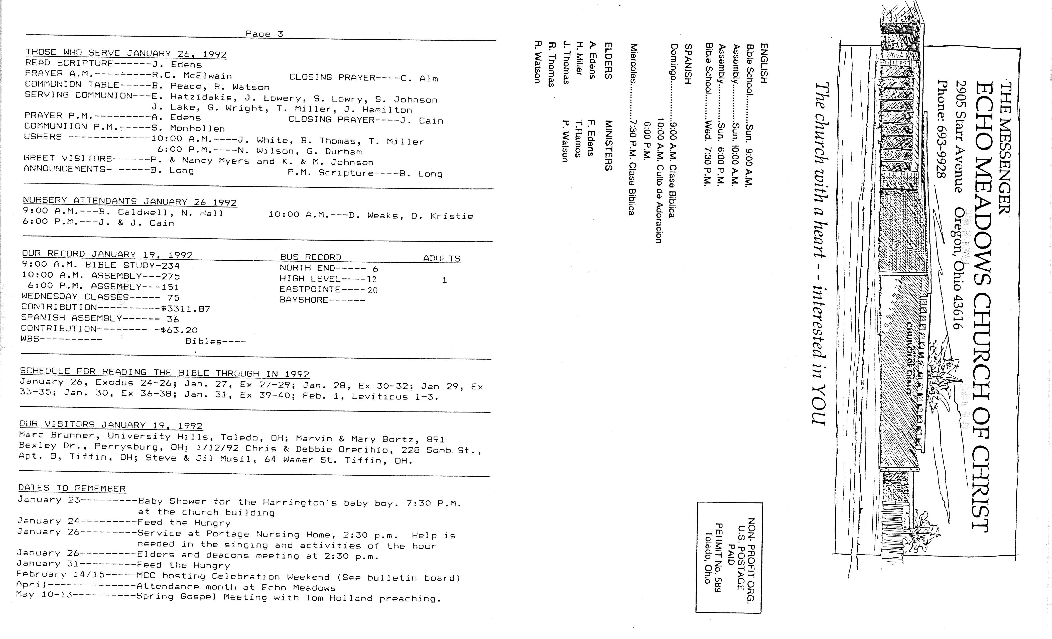 Scanned bulletin, page 1 of 1992-01-26.pdf