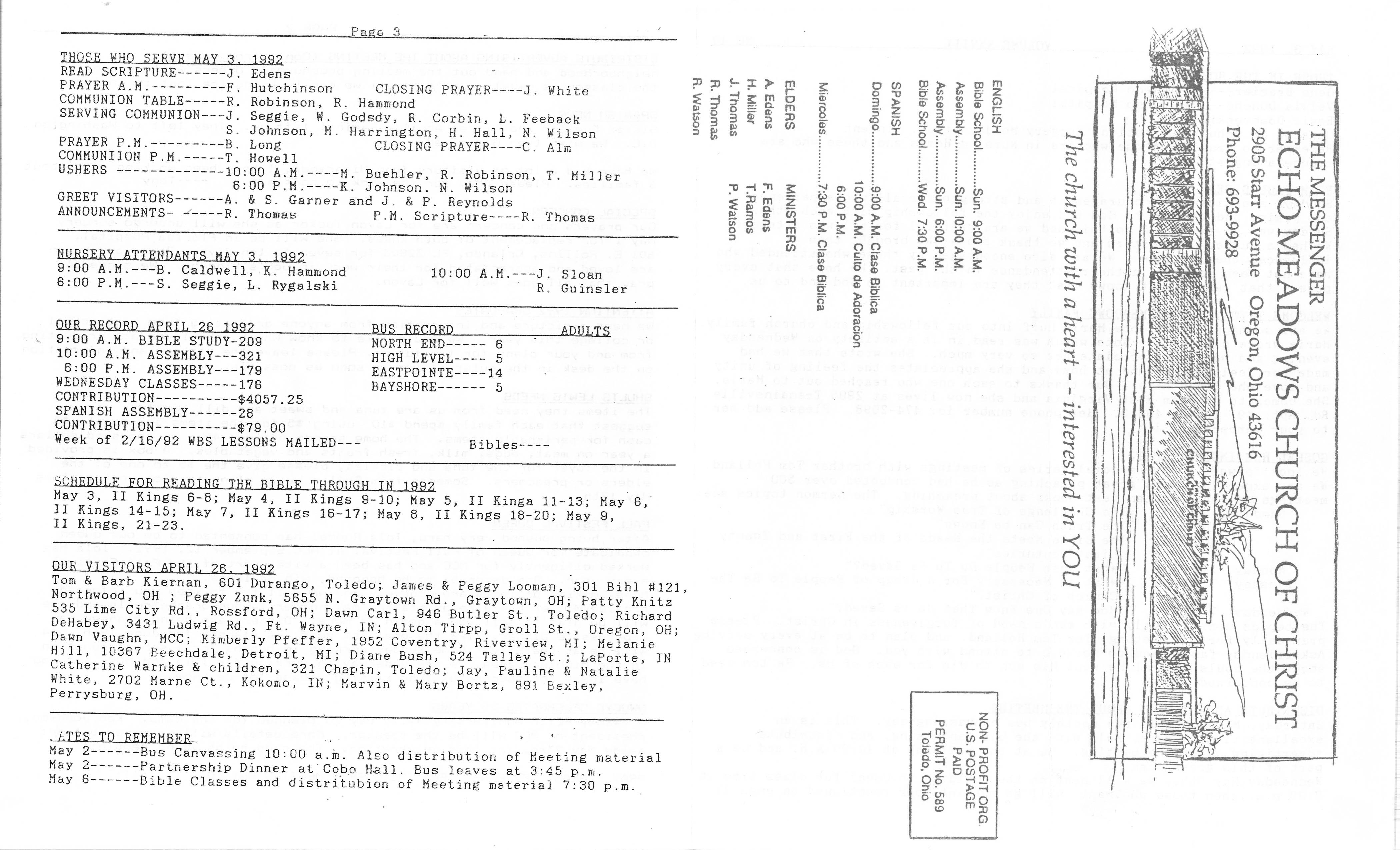 Scanned bulletin, page 1 of 1992-05-03.pdf