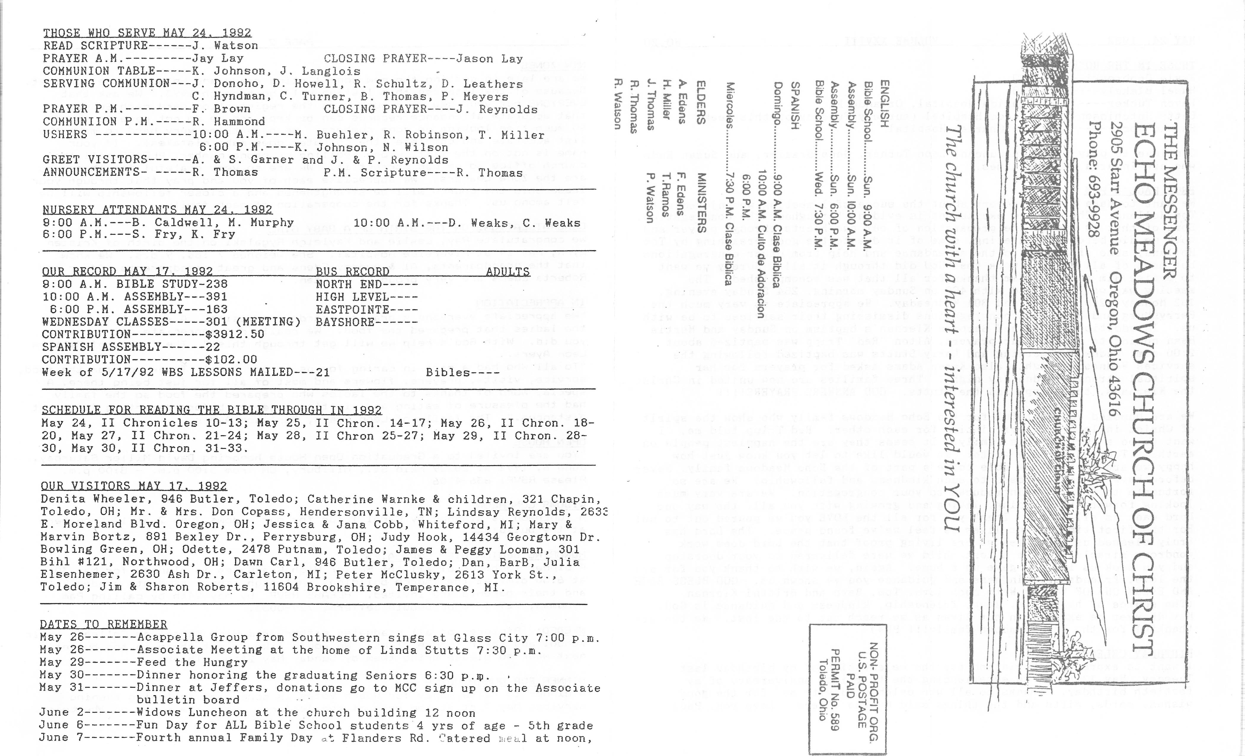 Scanned bulletin, page 1 of 1992-05-24.pdf