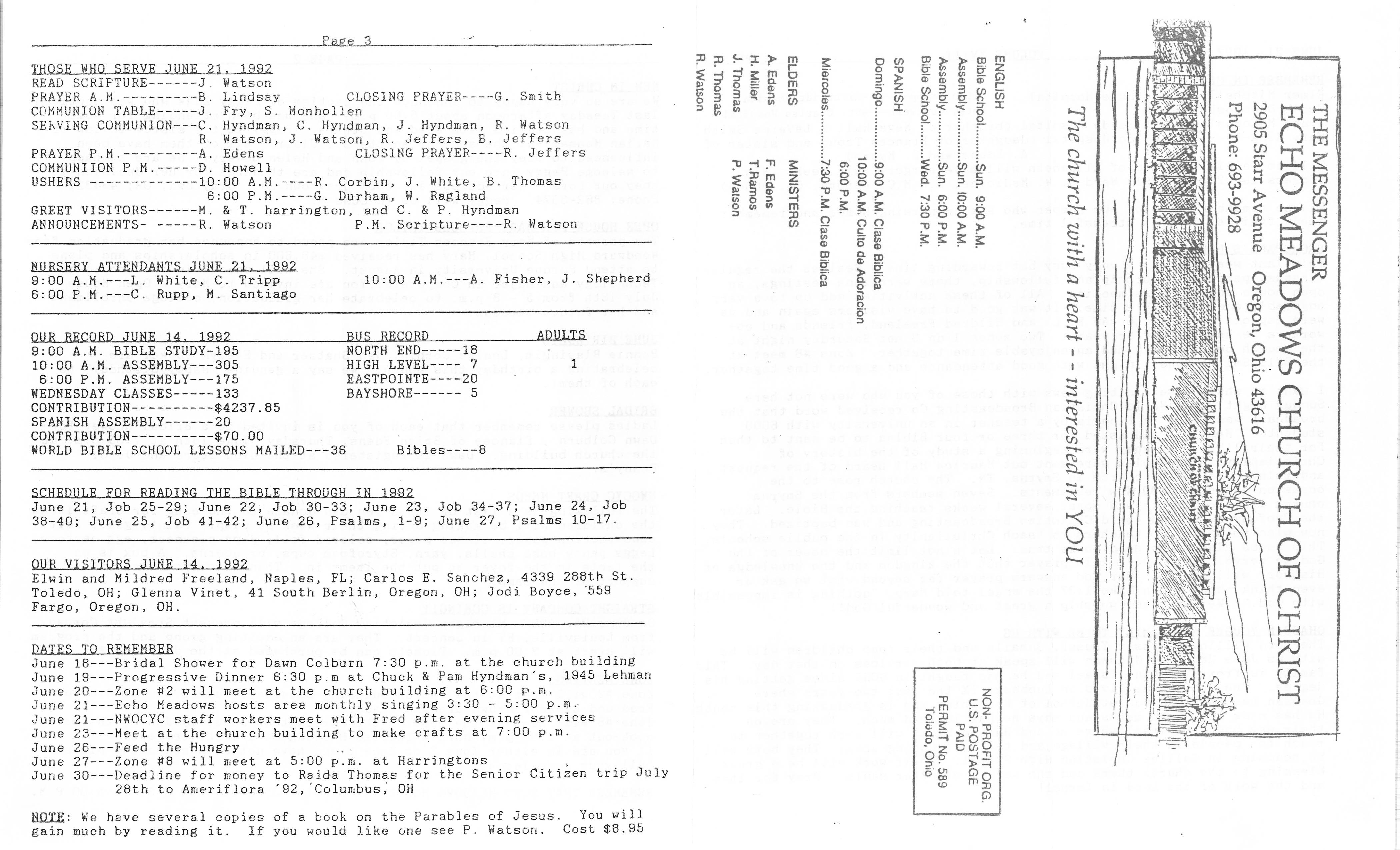 Scanned bulletin, page 1 of 1992-06-21.pdf