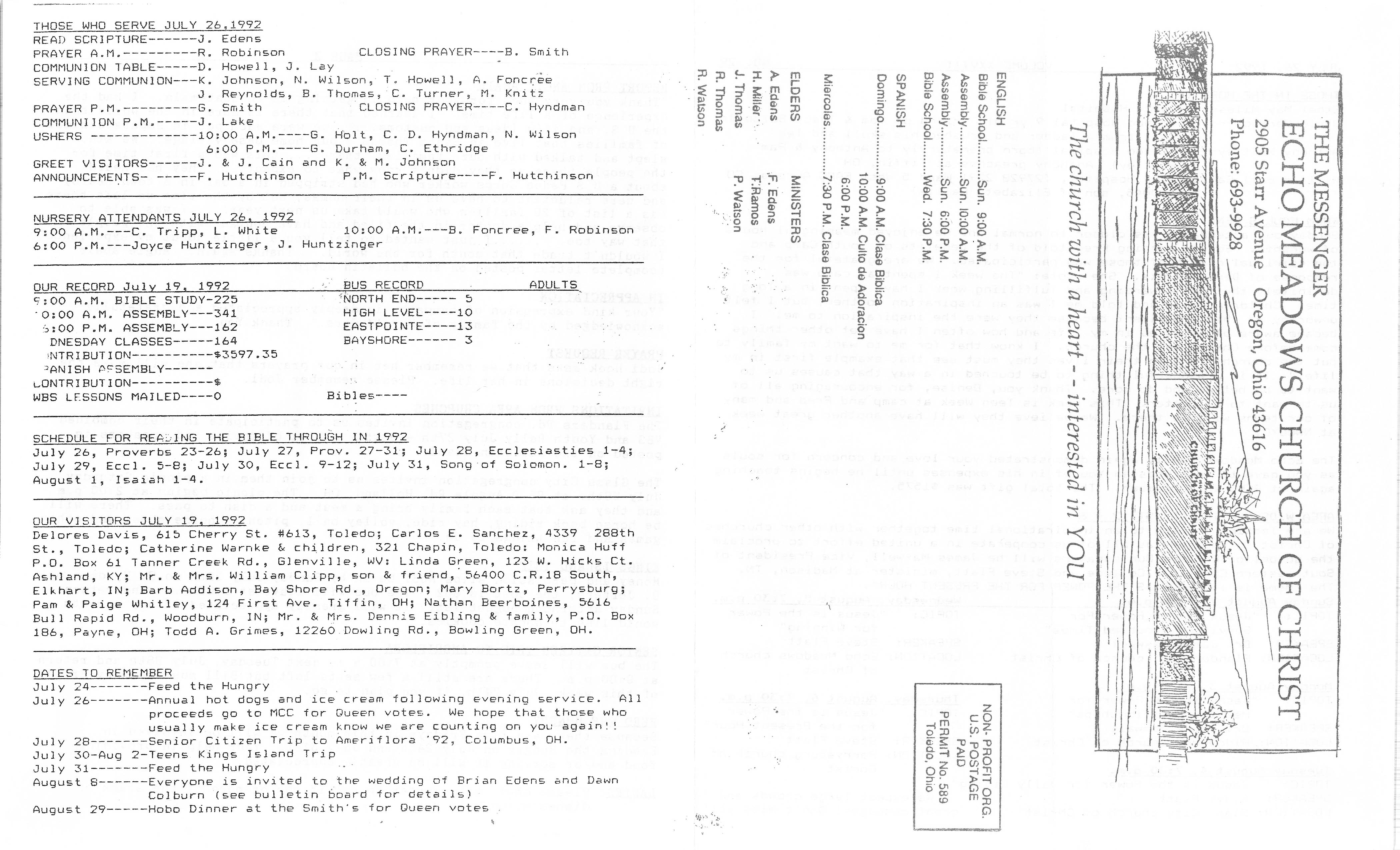 Scanned bulletin, page 1 of 1992-07-26.pdf