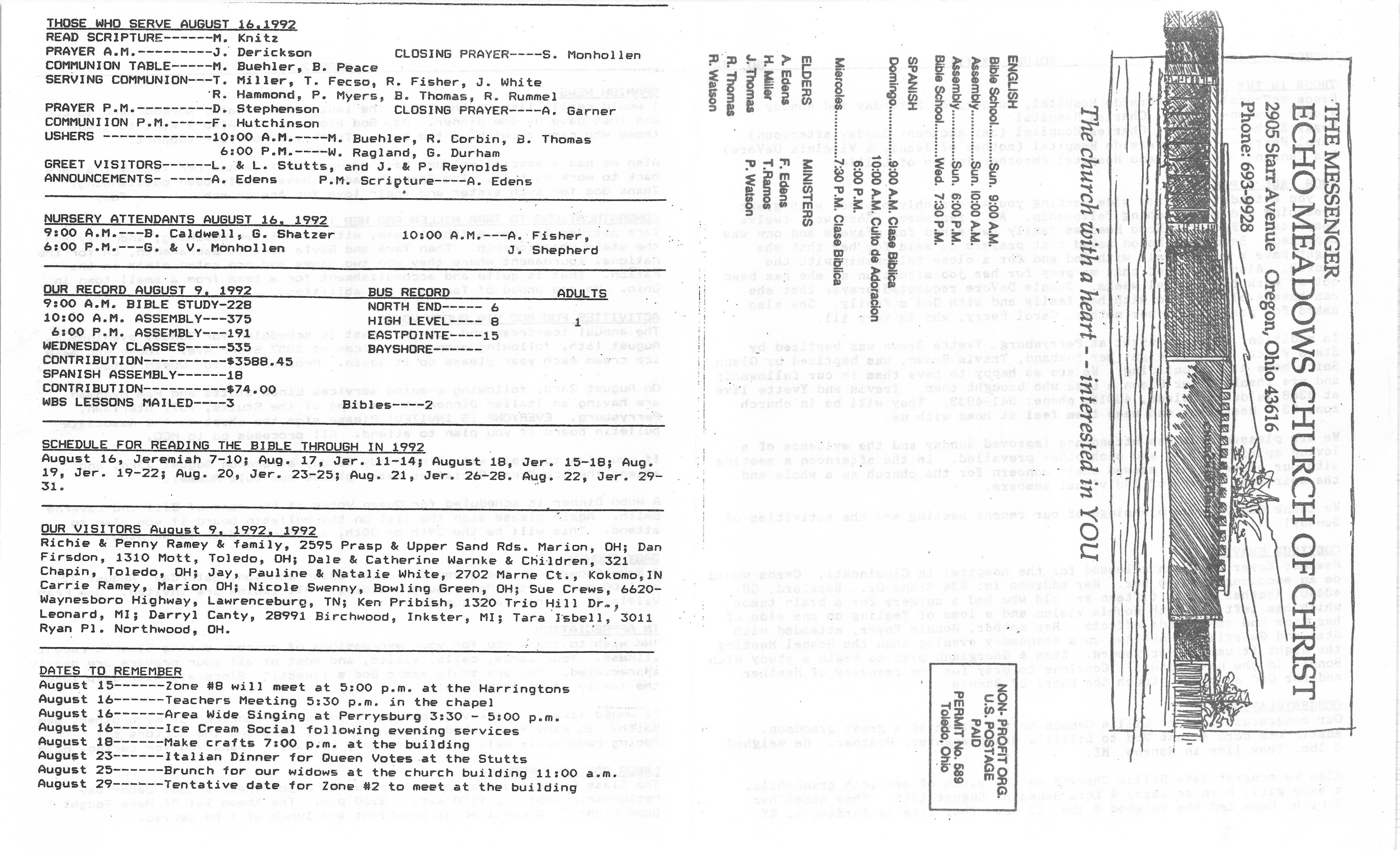 Scanned bulletin, page 1 of 1992-08-16.pdf