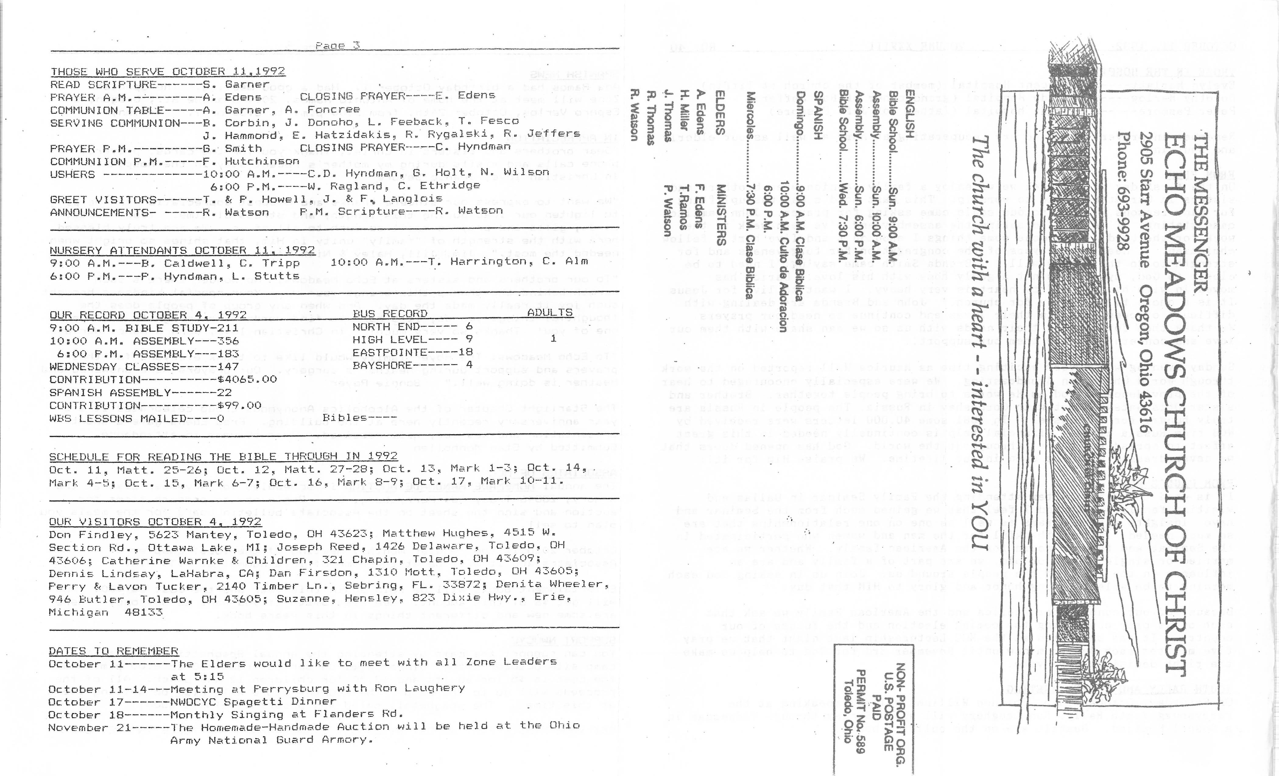 Scanned bulletin, page 1 of 1992-10-11.pdf