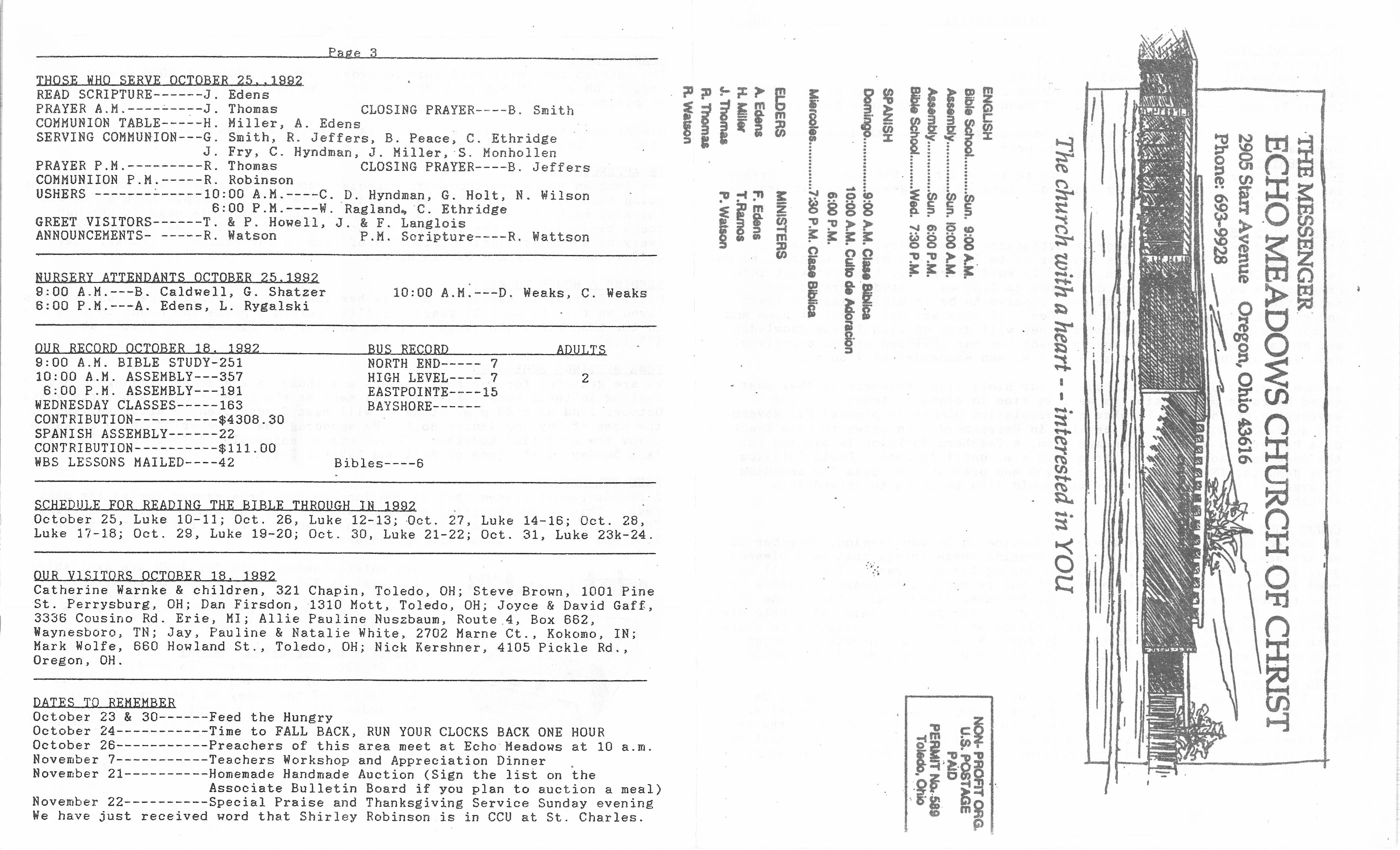 Scanned bulletin, page 1 of 1992-10-25.pdf