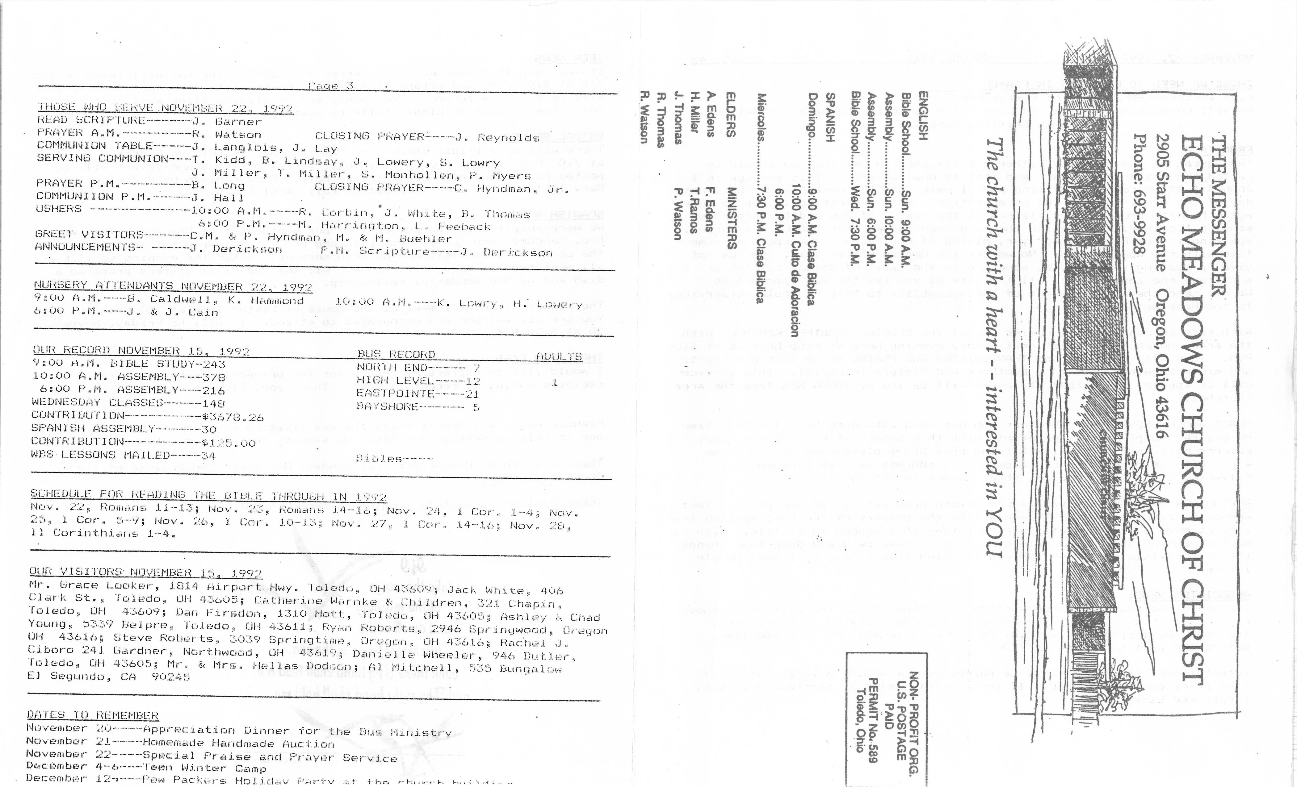 Scanned bulletin, page 1 of 1992-11-22.pdf