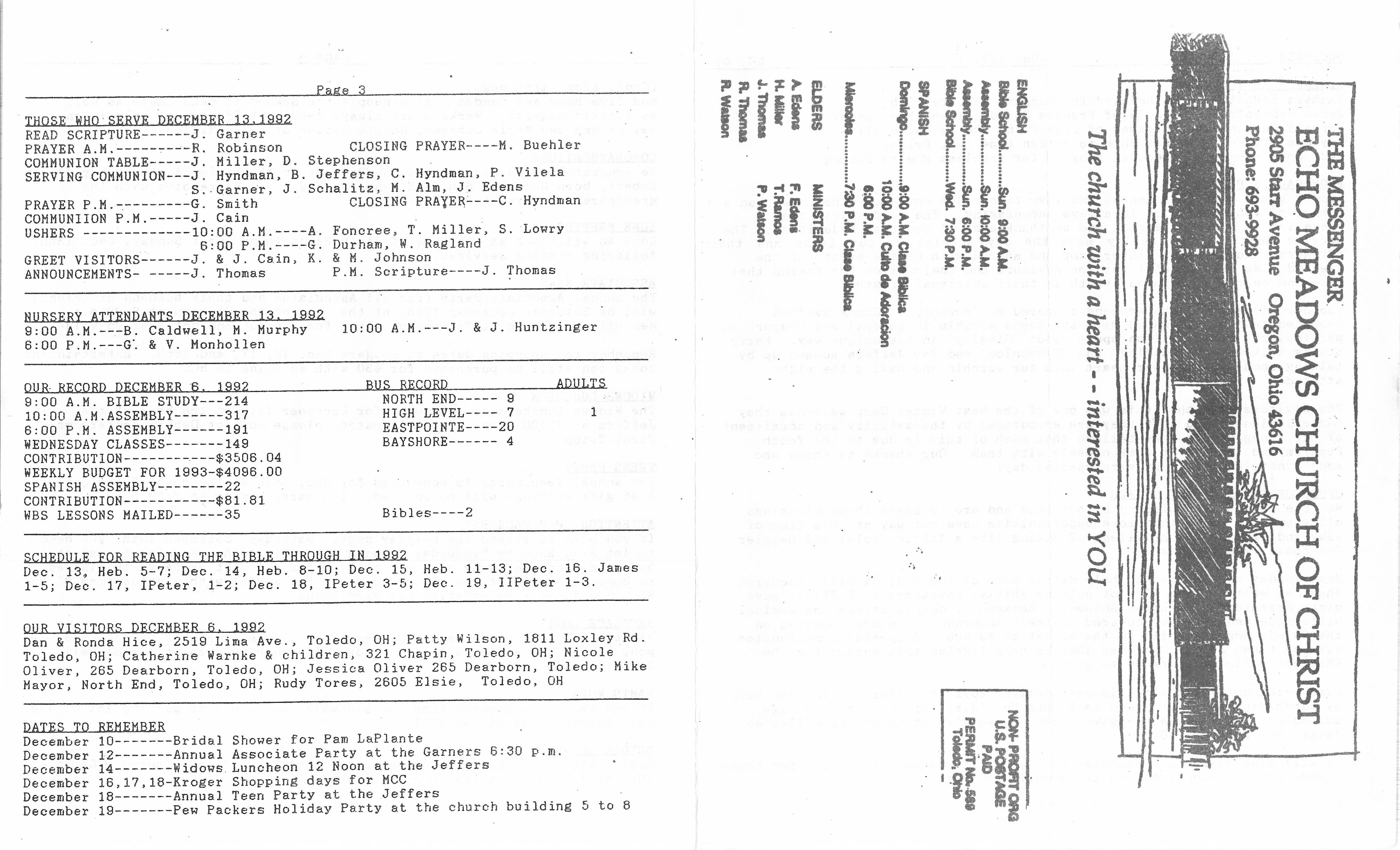 Scanned bulletin, page 1 of 1992-12-13.pdf