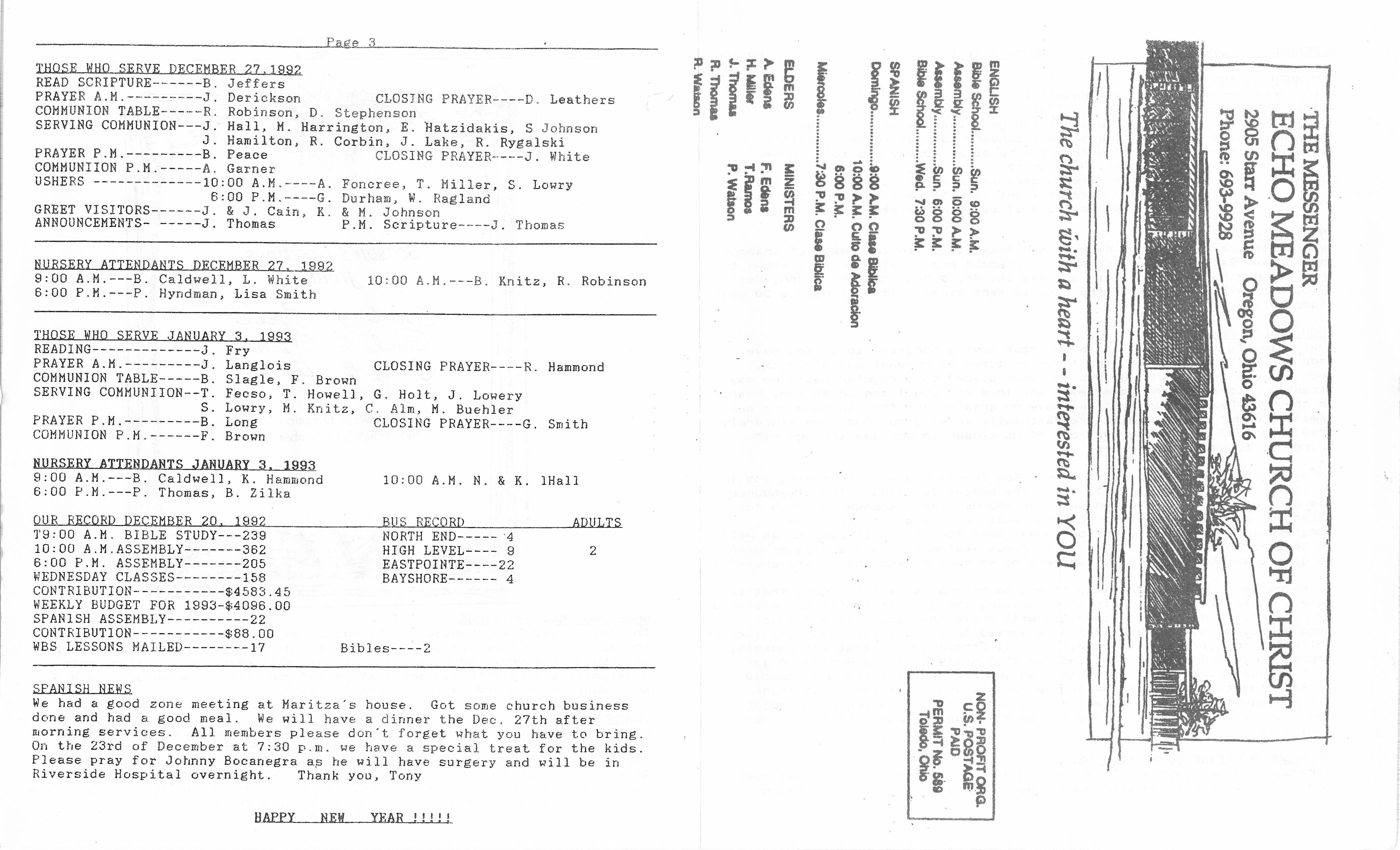 Scanned bulletin, page 1 of 1992-12-27.pdf