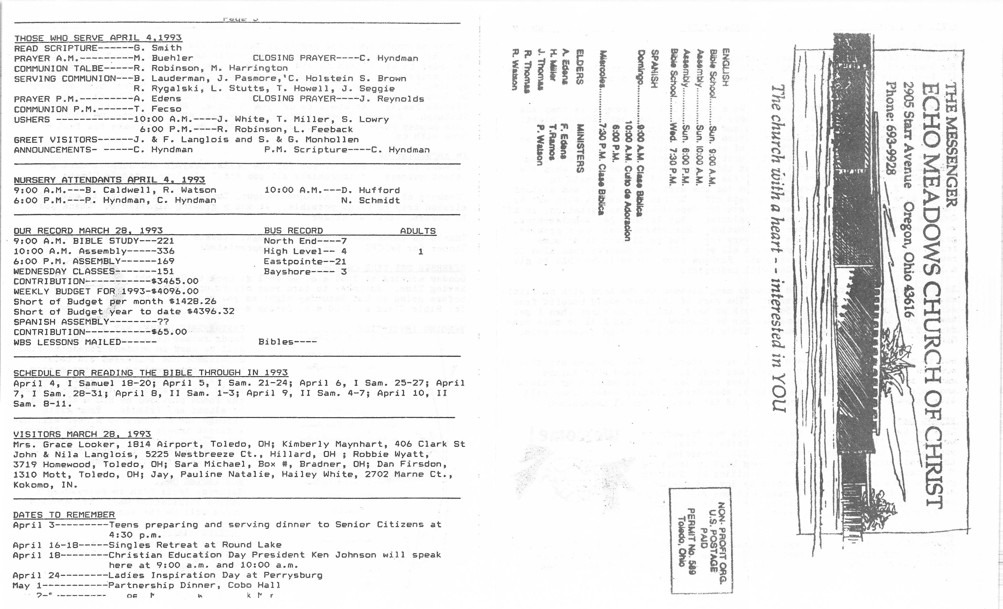 Scanned bulletin, page 1 of 1993-04-04.pdf