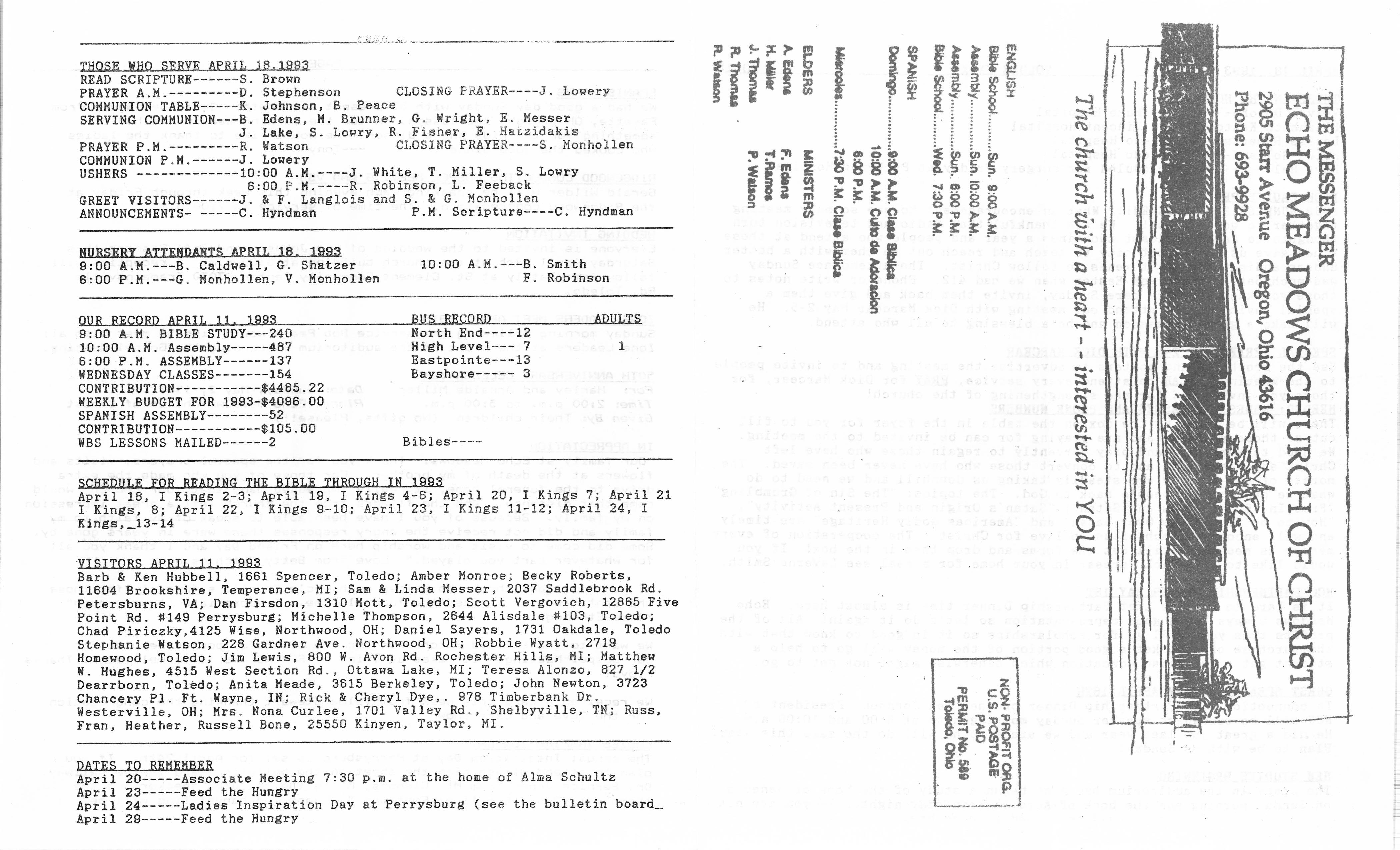 Scanned bulletin, page 1 of 1993-04-18.pdf