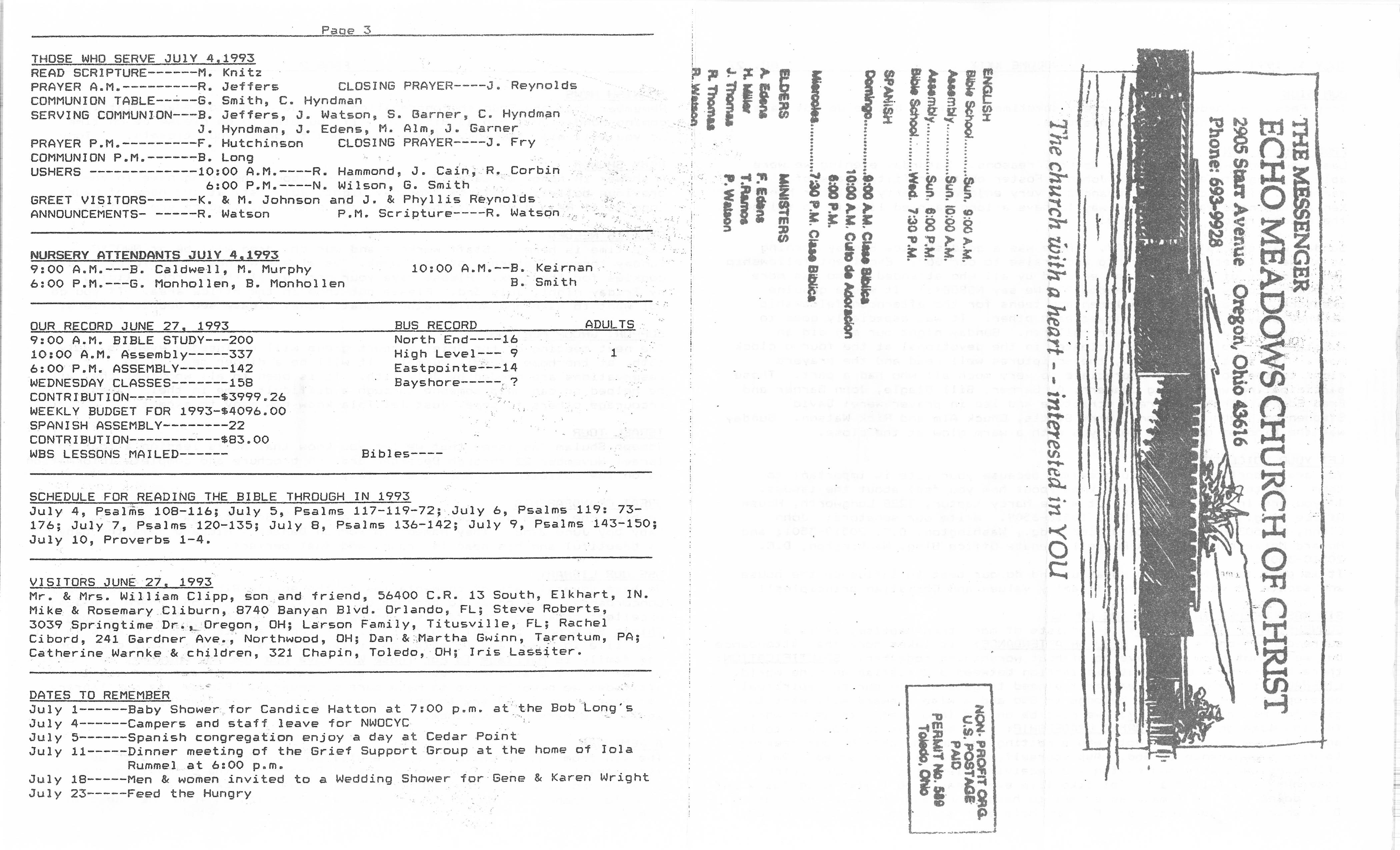 Scanned bulletin, page 1 of 1993-07-04.pdf