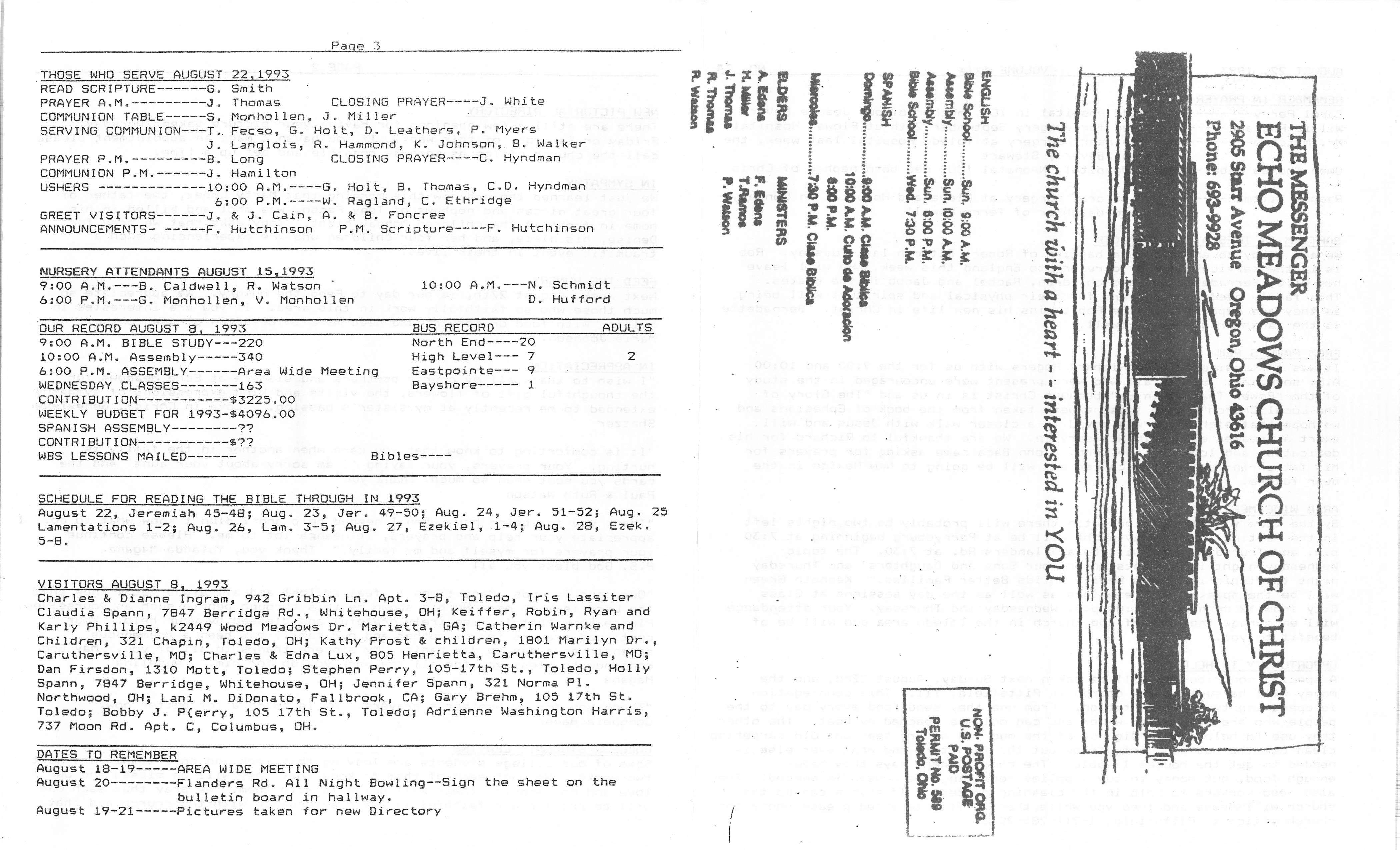 Scanned bulletin, page 1 of 1993-08-22.pdf