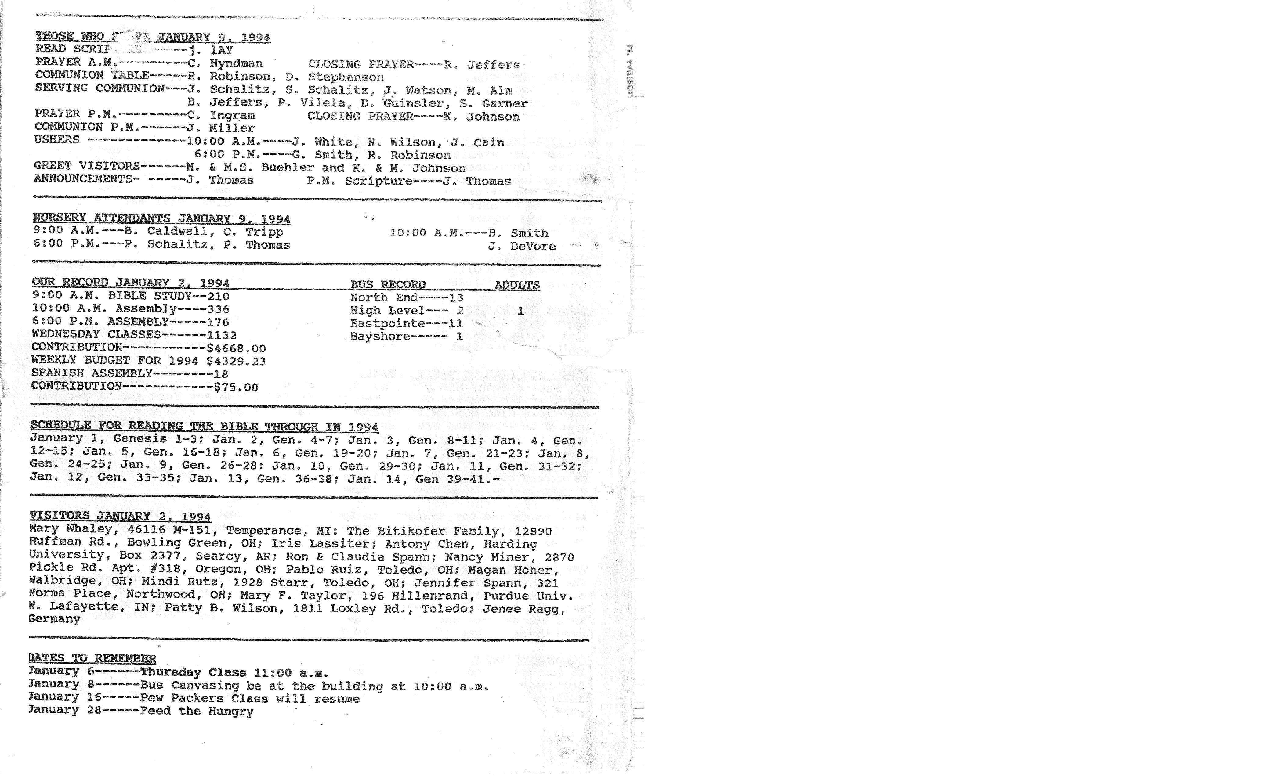 Scanned bulletin, page 1 of 1994-01-09.pdf