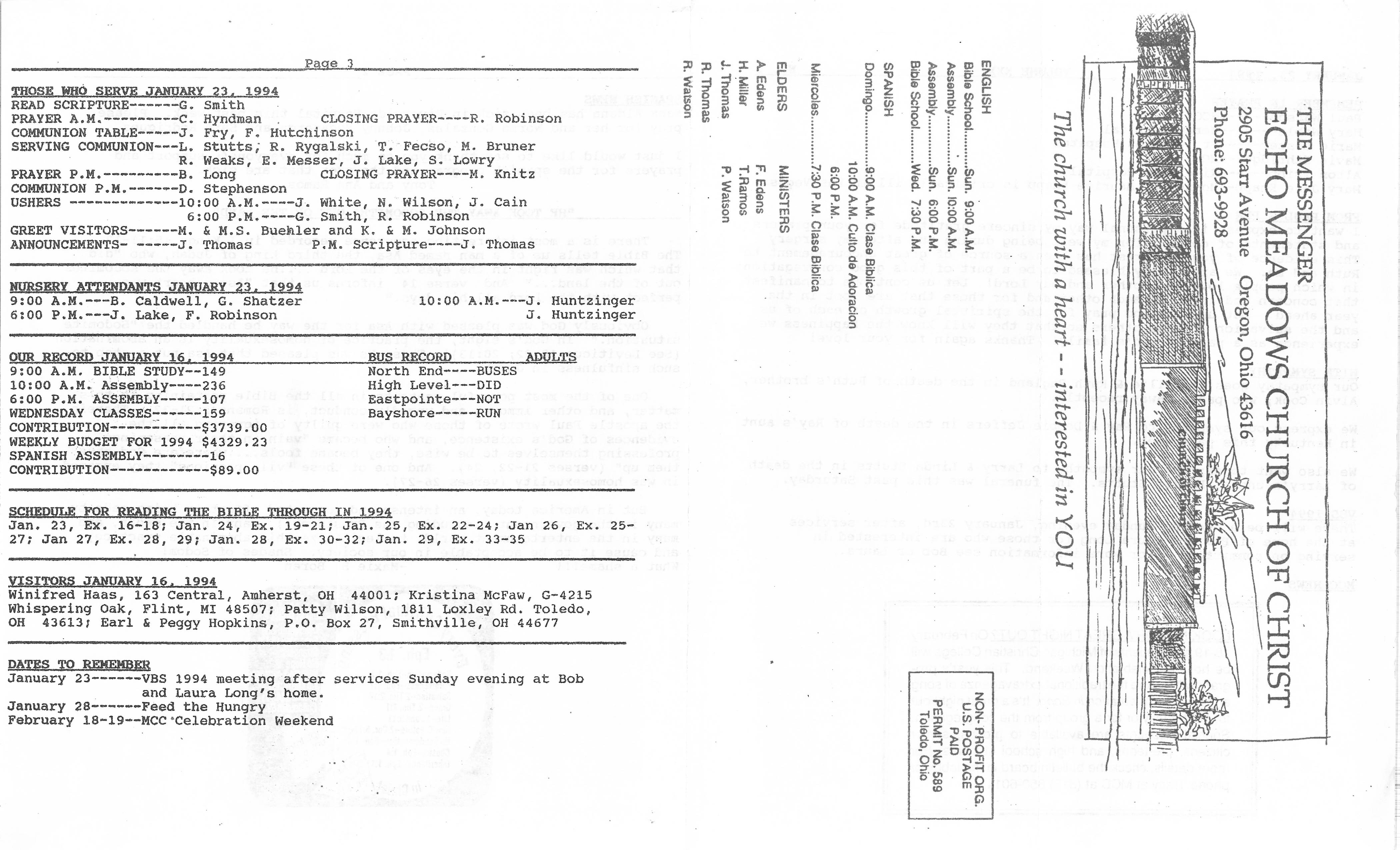 Scanned bulletin, page 1 of 1994-01-23.pdf