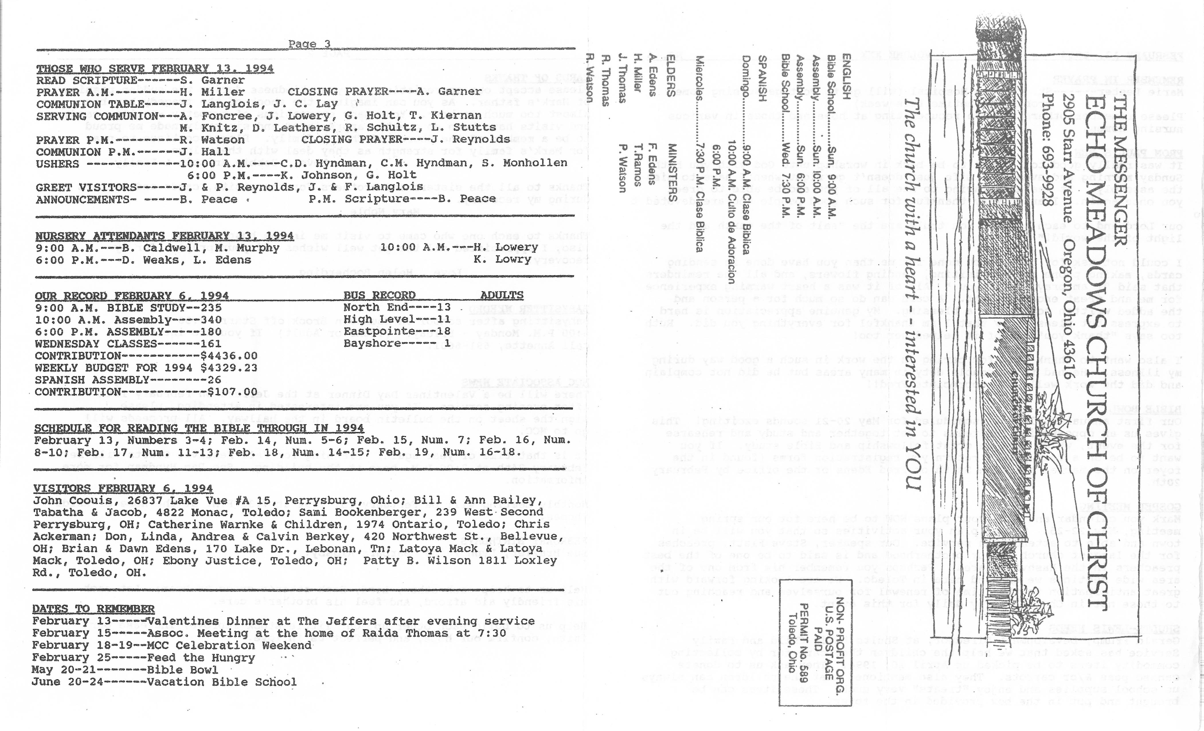 Scanned bulletin, page 1 of 1994-02-13.pdf