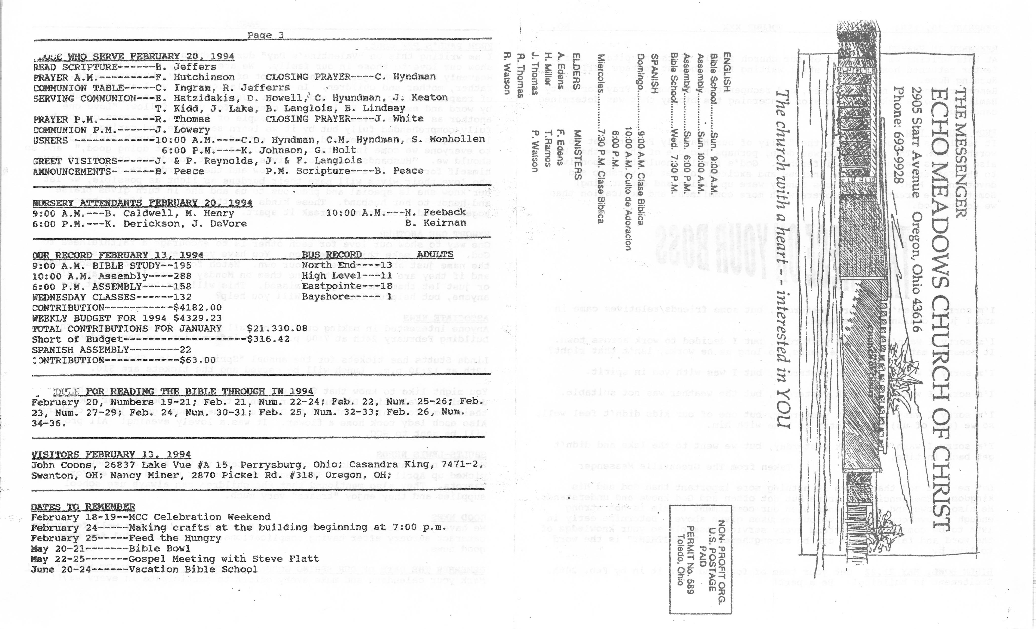 Scanned bulletin, page 1 of 1994-02-20.pdf