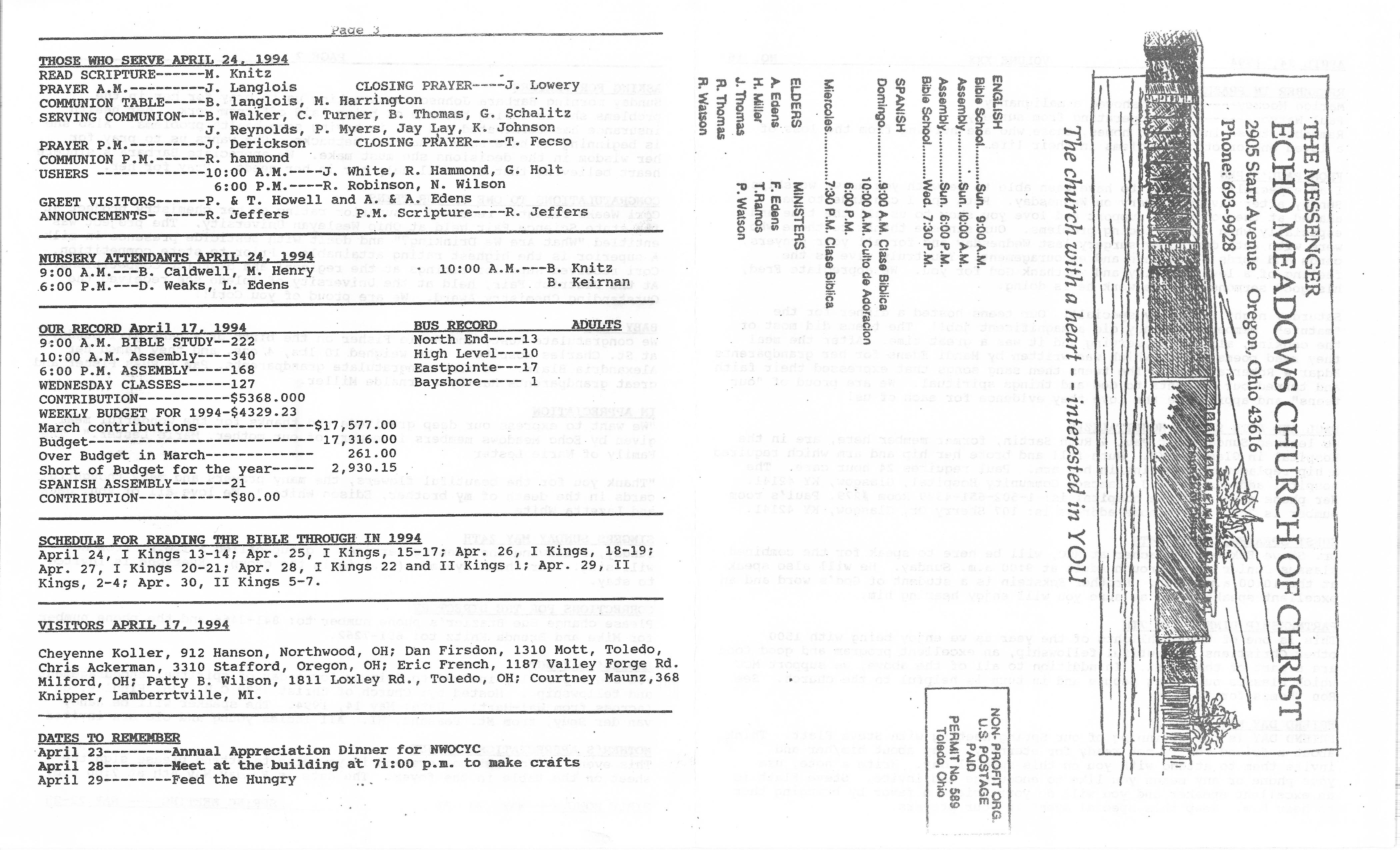 Scanned bulletin, page 1 of 1994-04-24.pdf