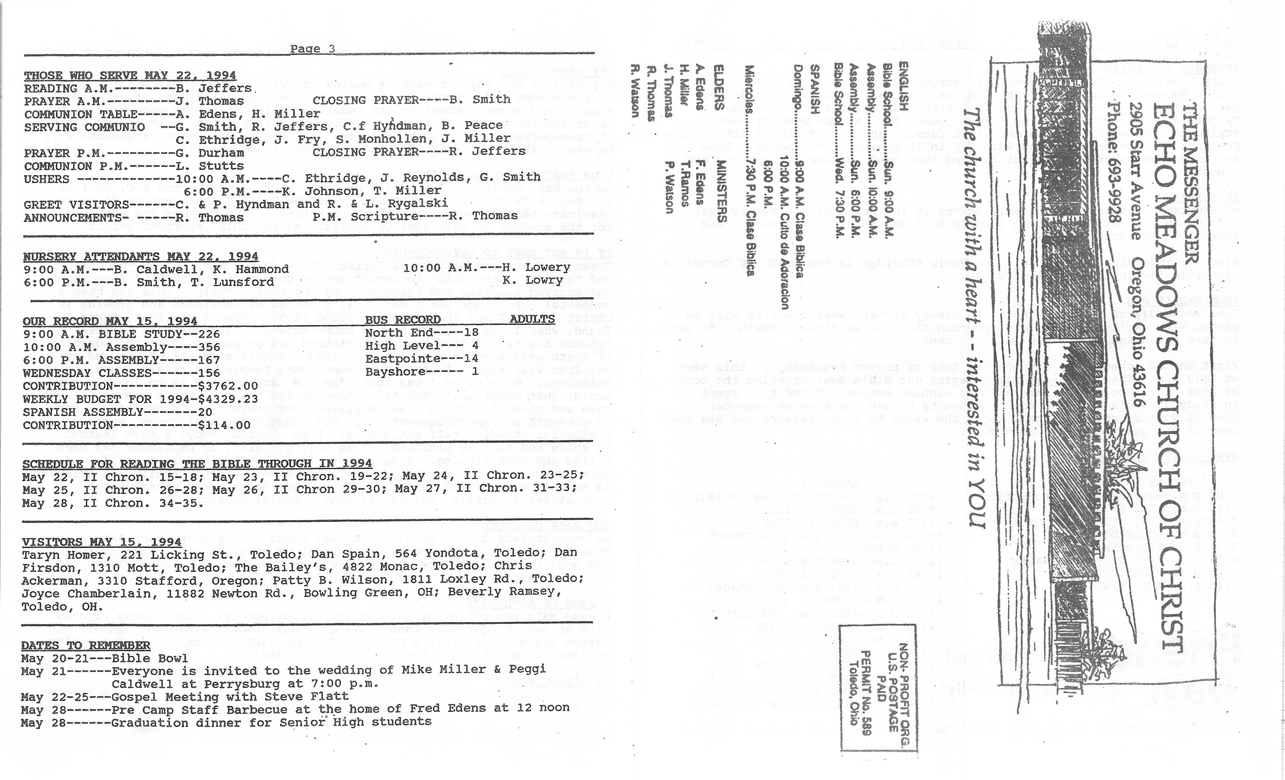 Scanned bulletin, page 1 of 1994-05-22.pdf