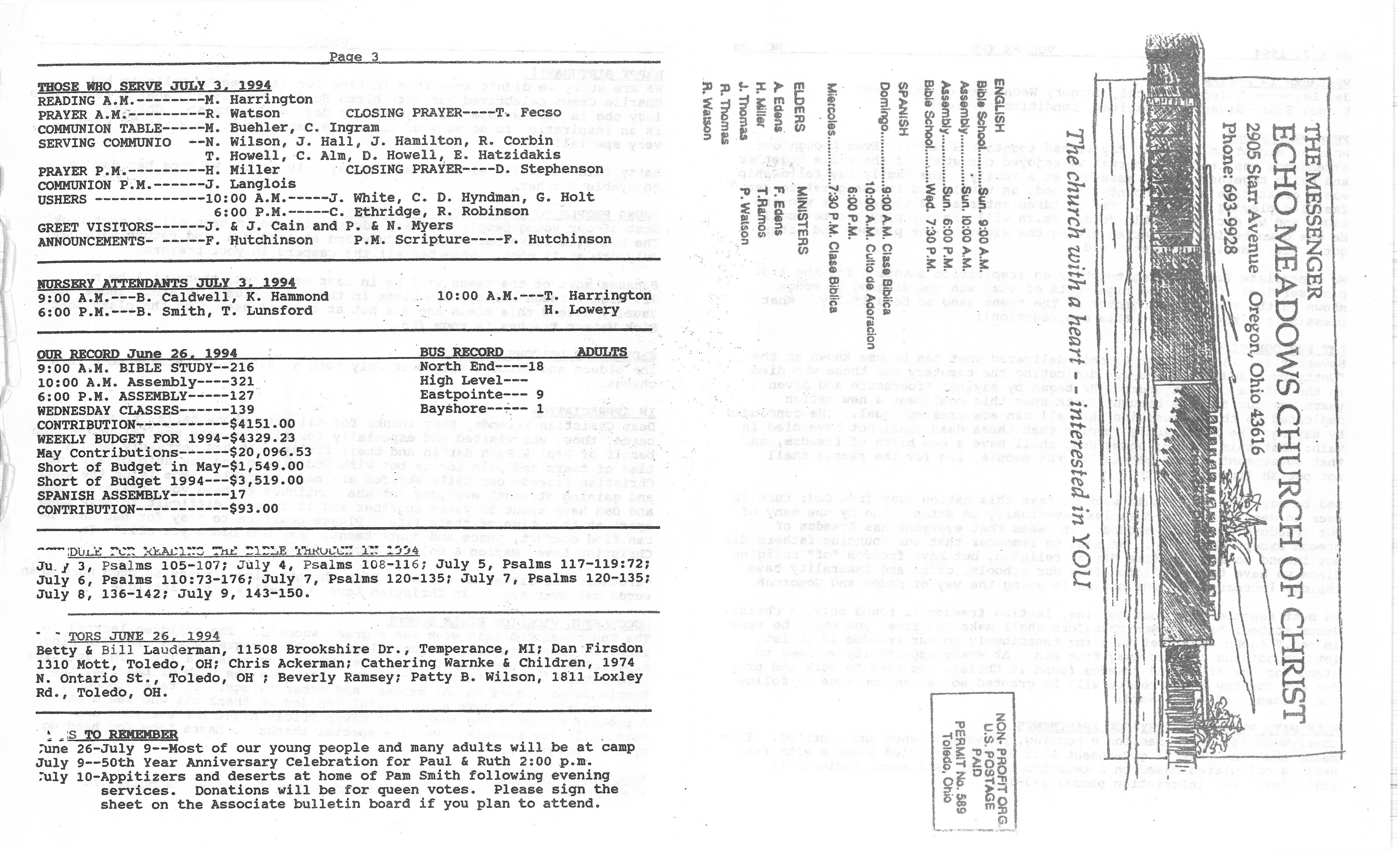 Scanned bulletin, page 1 of 1994-07-03.pdf