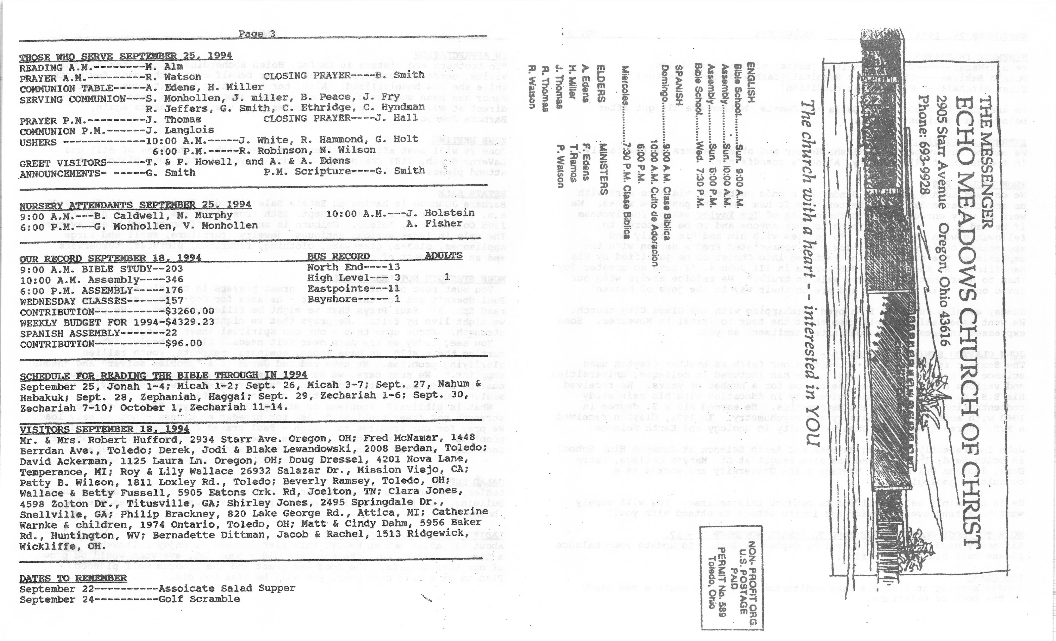 Scanned bulletin, page 1 of 1994-09-25.pdf