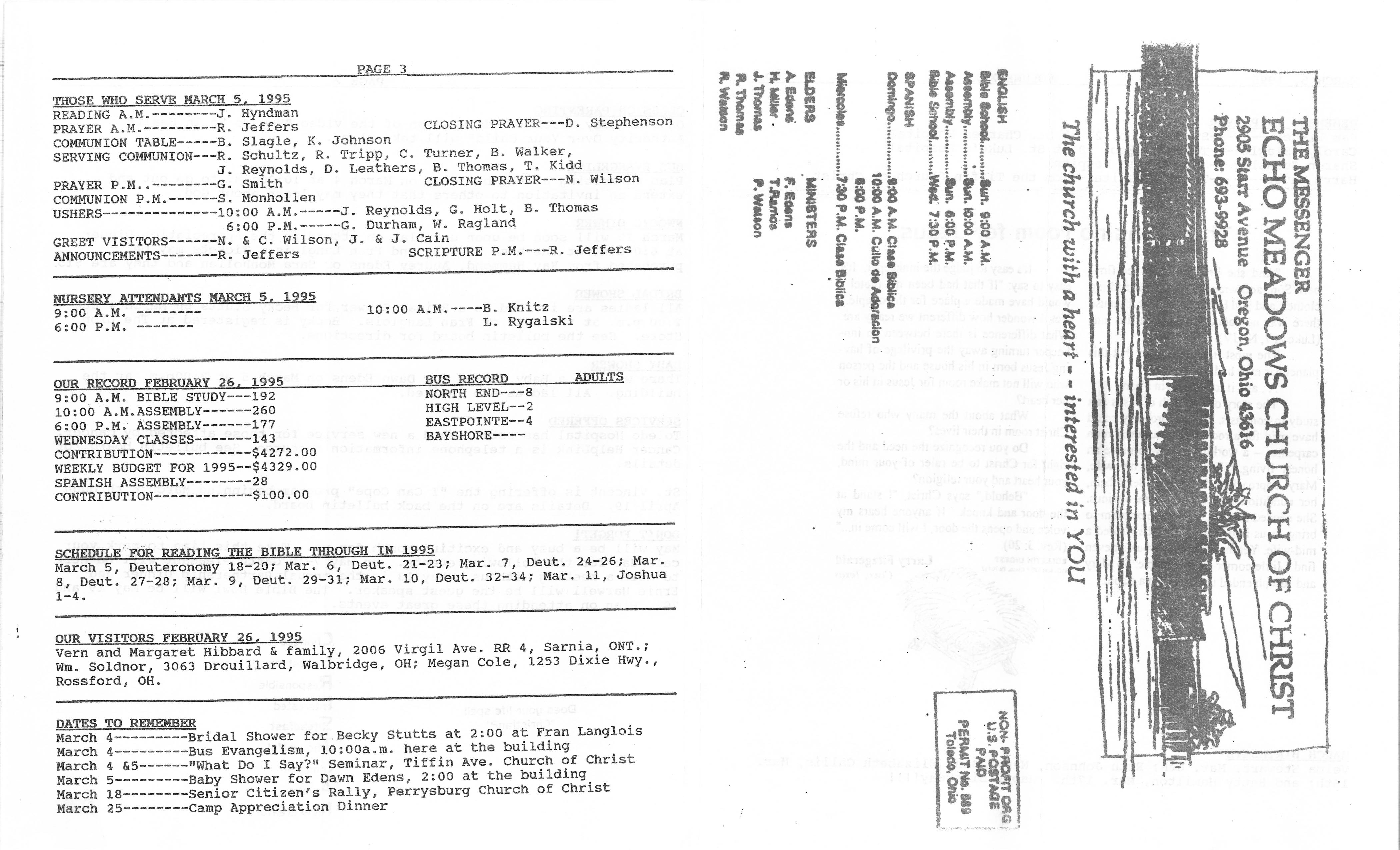 Scanned bulletin, page 1 of 1995-03-05.pdf