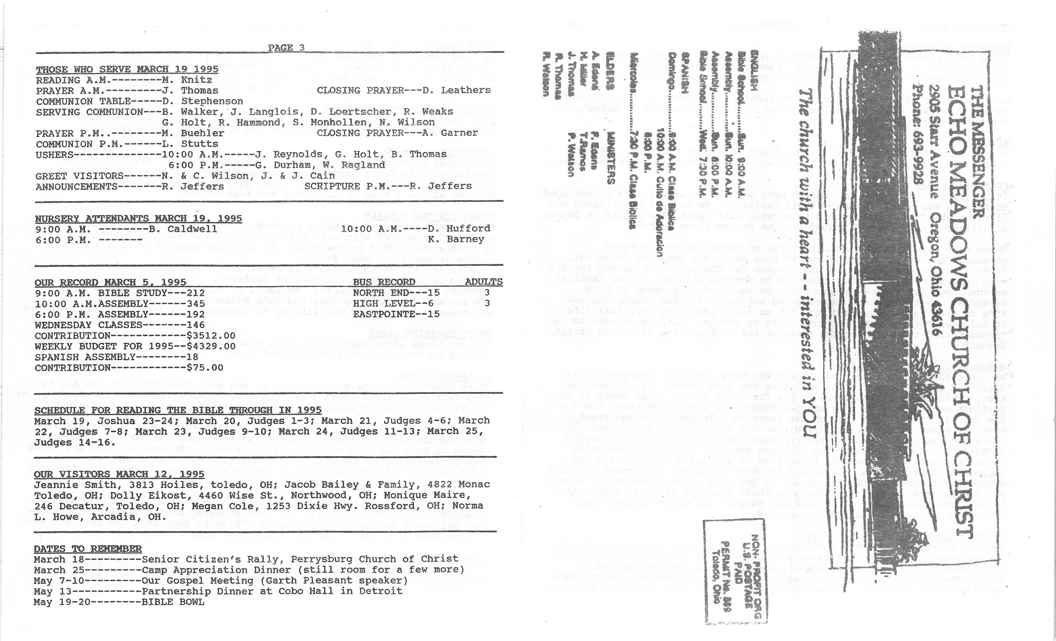 Scanned bulletin, page 1 of 1995-03-19.pdf