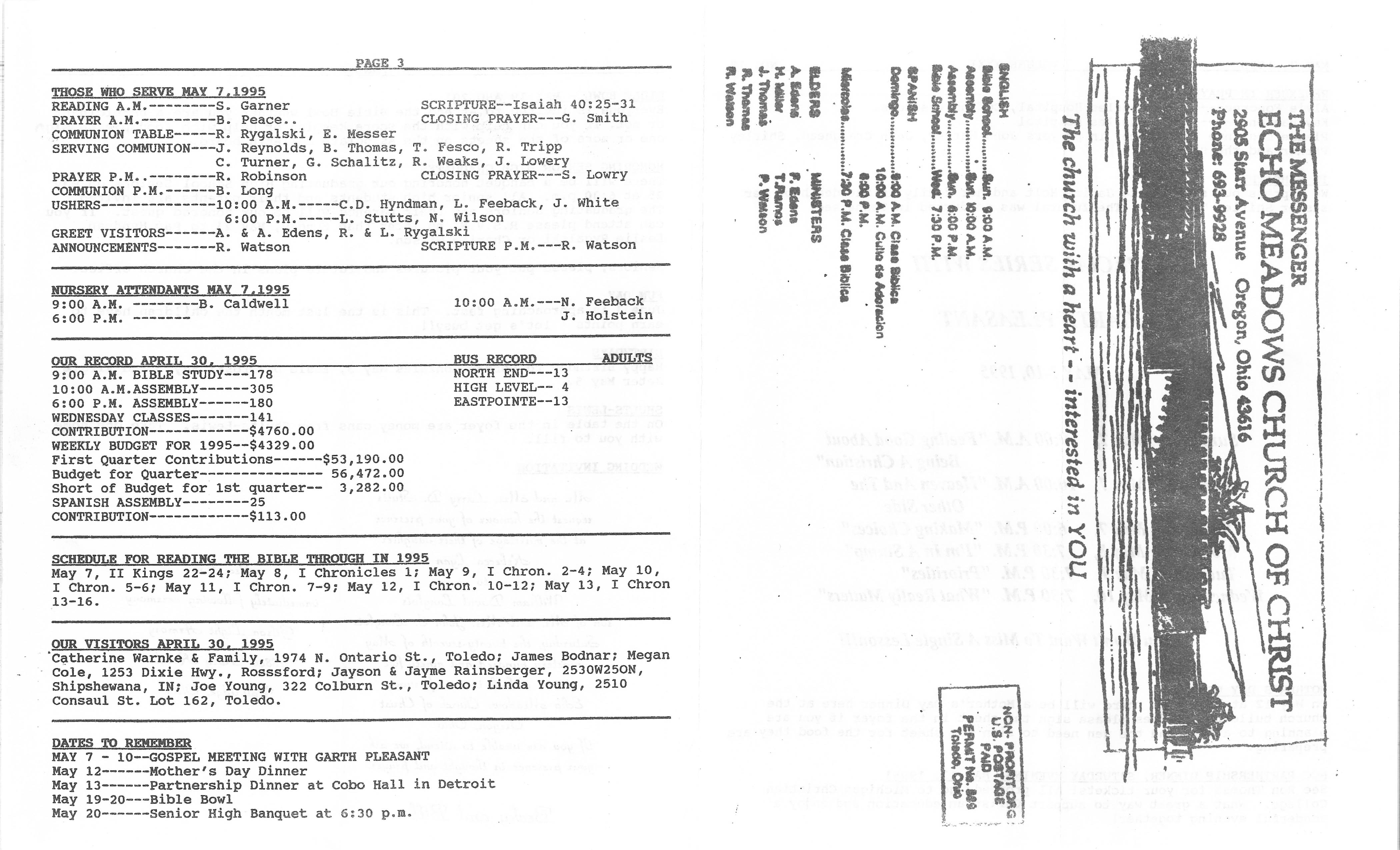Scanned bulletin, page 1 of 1995-05-07.pdf