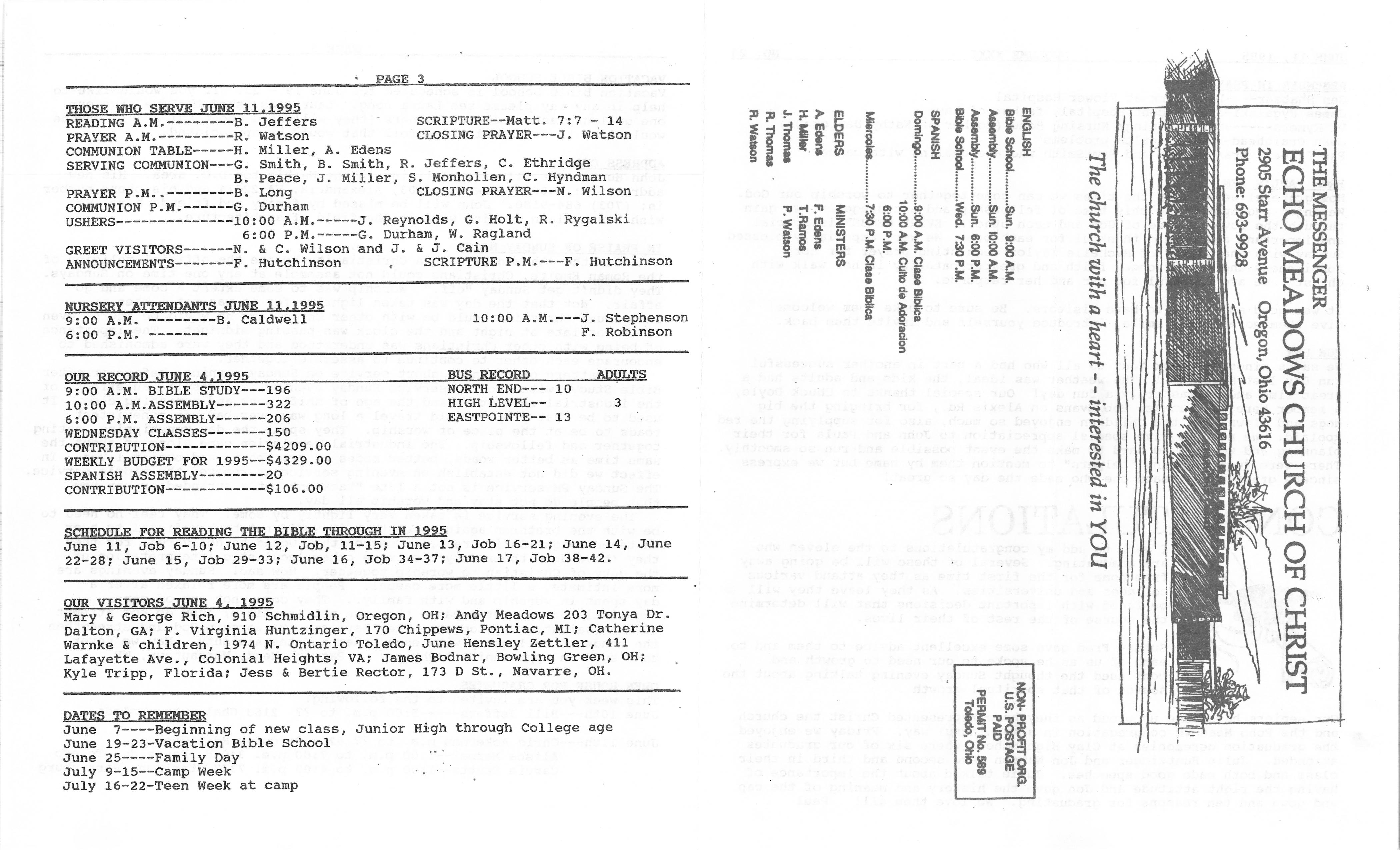 Scanned bulletin, page 1 of 1995-06-11.pdf