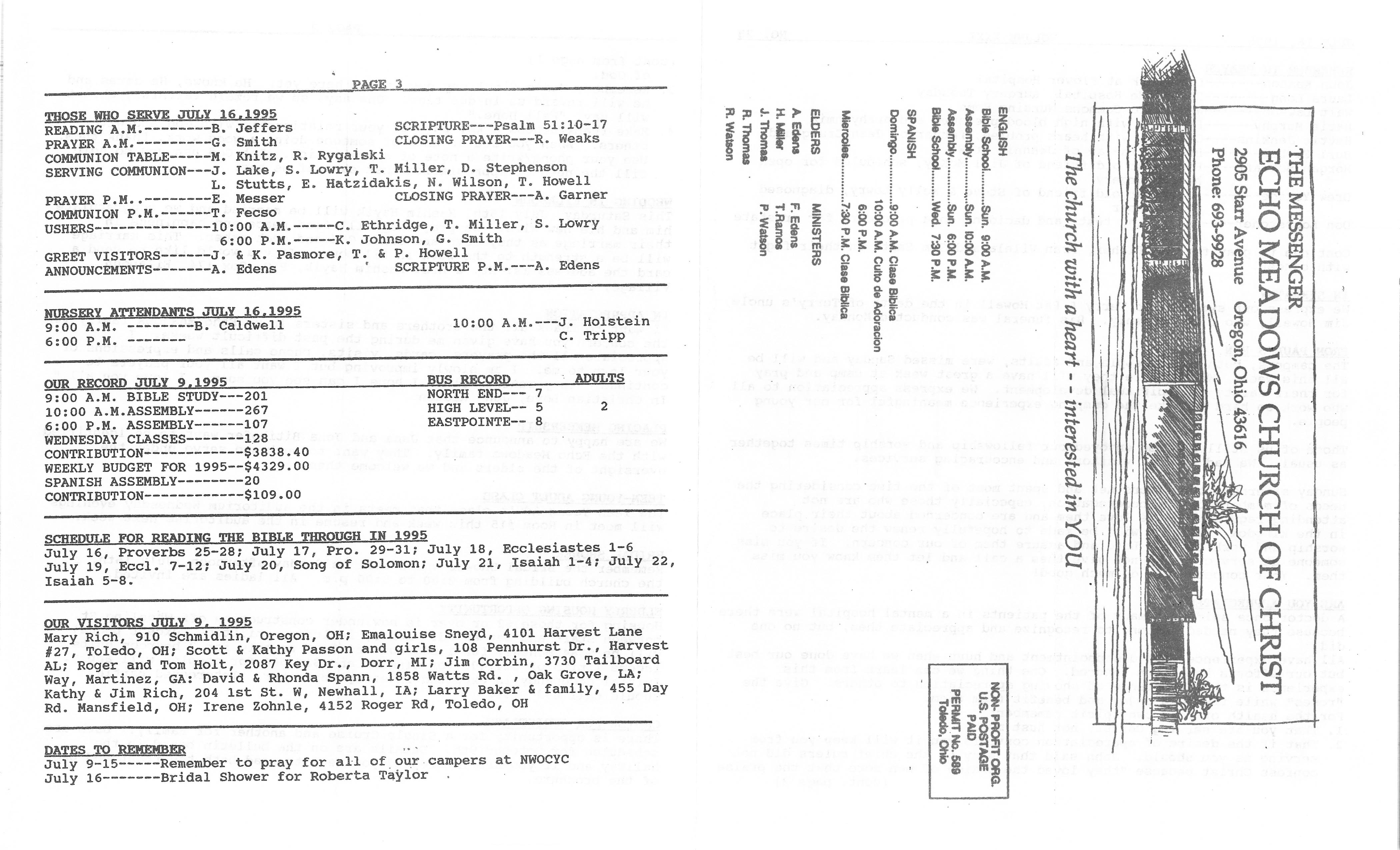 Scanned bulletin, page 1 of 1995-07-16.pdf