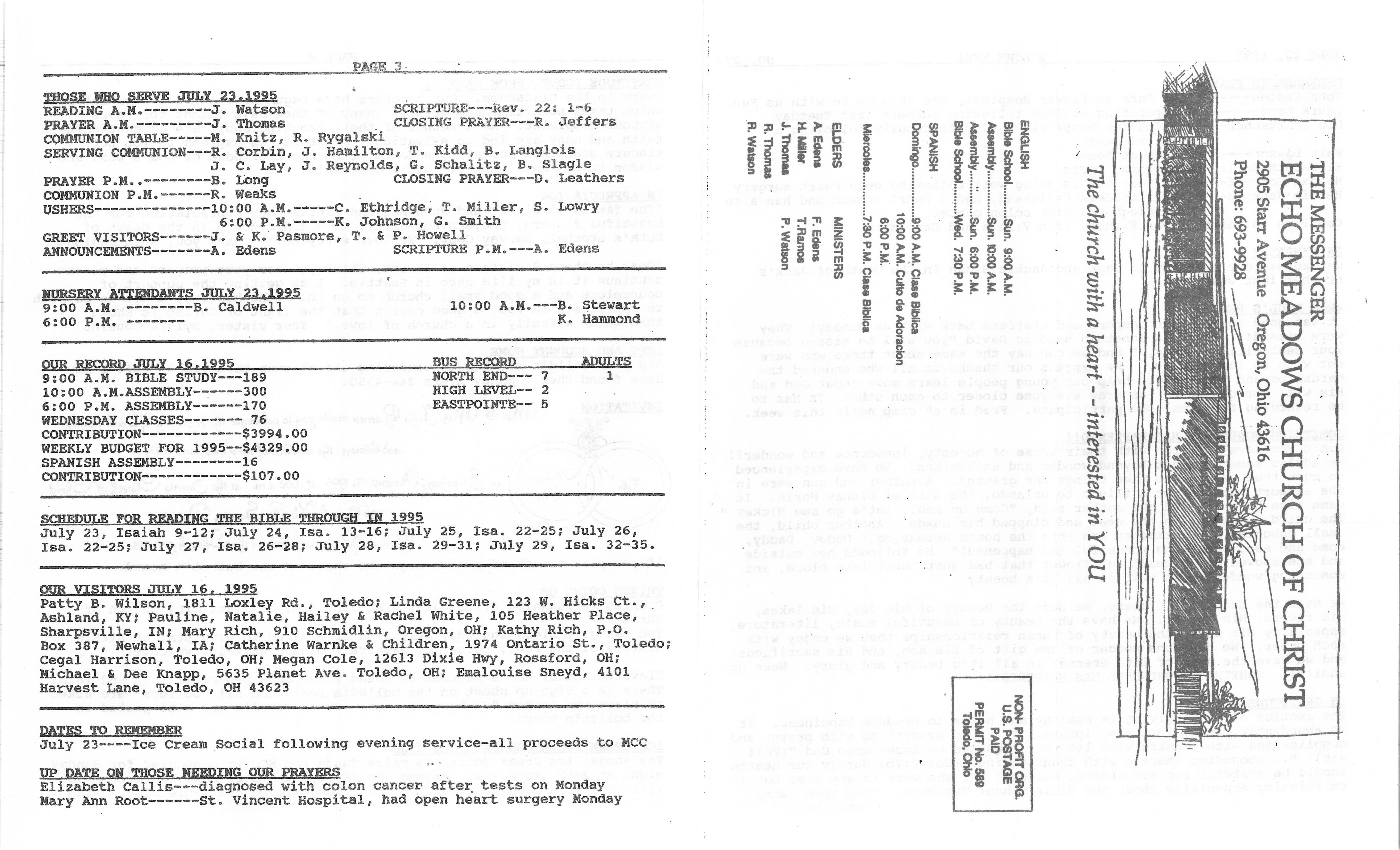 Scanned bulletin, page 1 of 1995-07-23.pdf