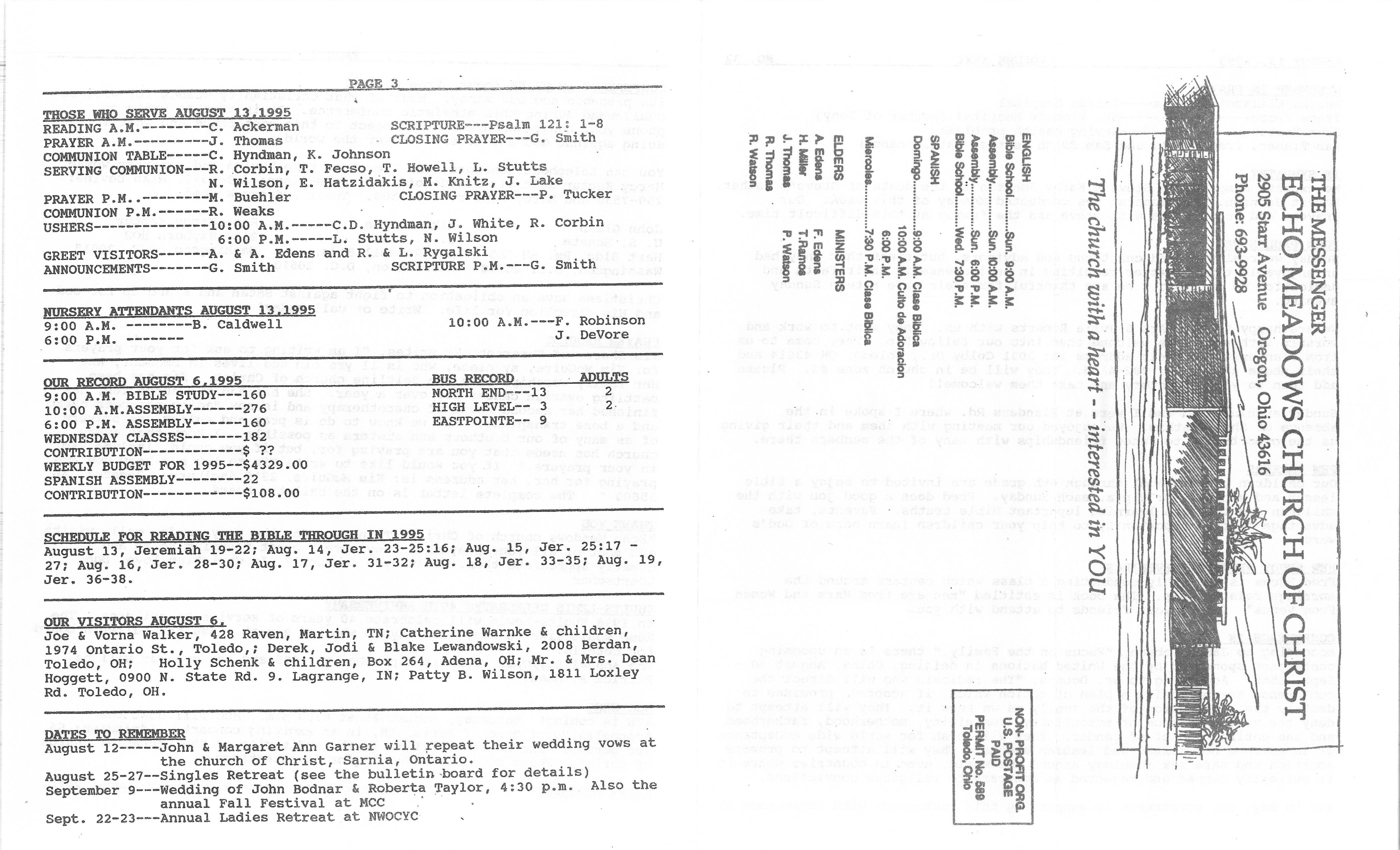 Scanned bulletin, page 1 of 1995-08-13.pdf