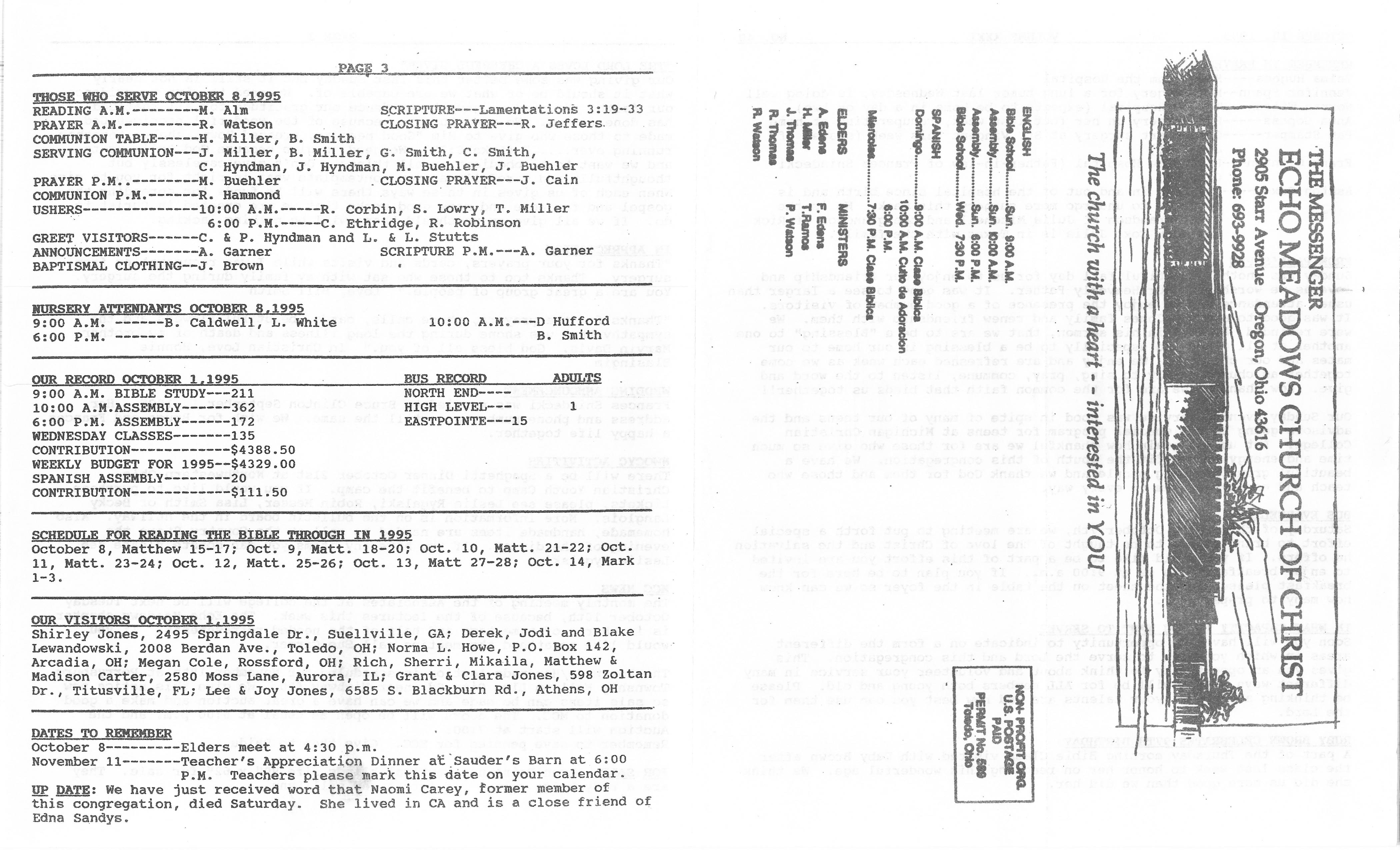 Scanned bulletin, page 1 of 1995-10-08.pdf