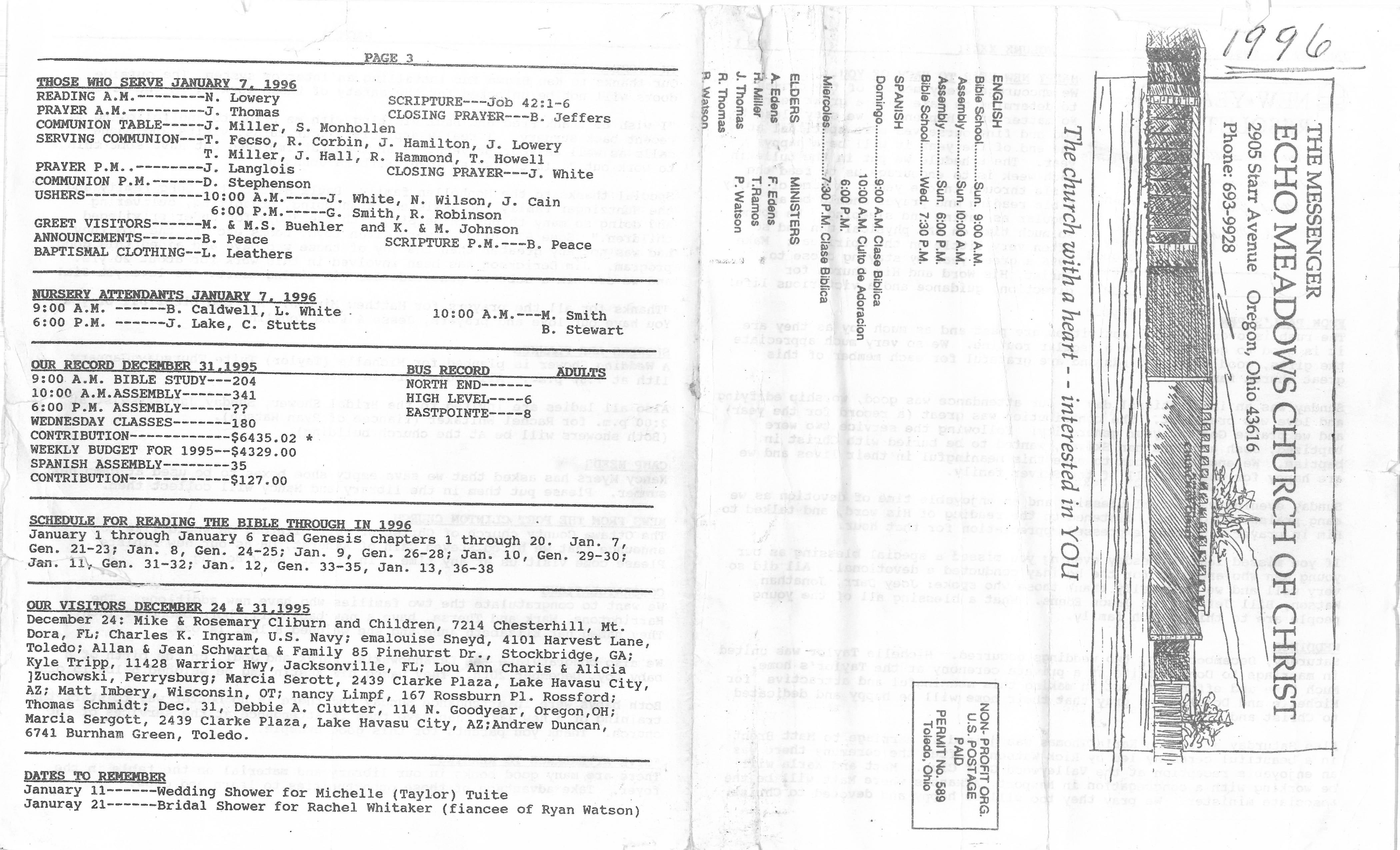 Scanned bulletin, page 1 of 1996-01-07.pdf