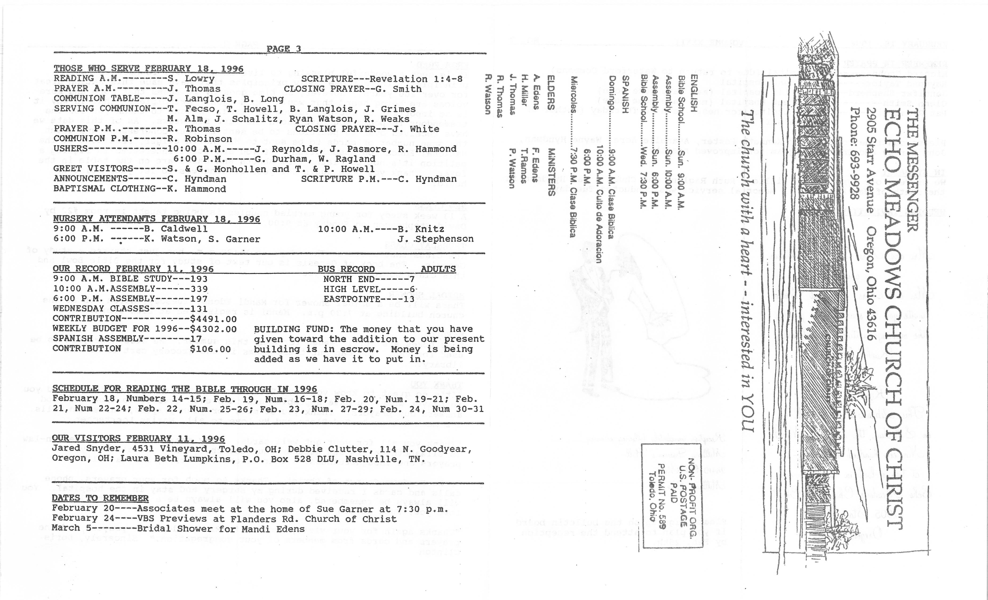 Scanned bulletin, page 1 of 1996-02-18.pdf