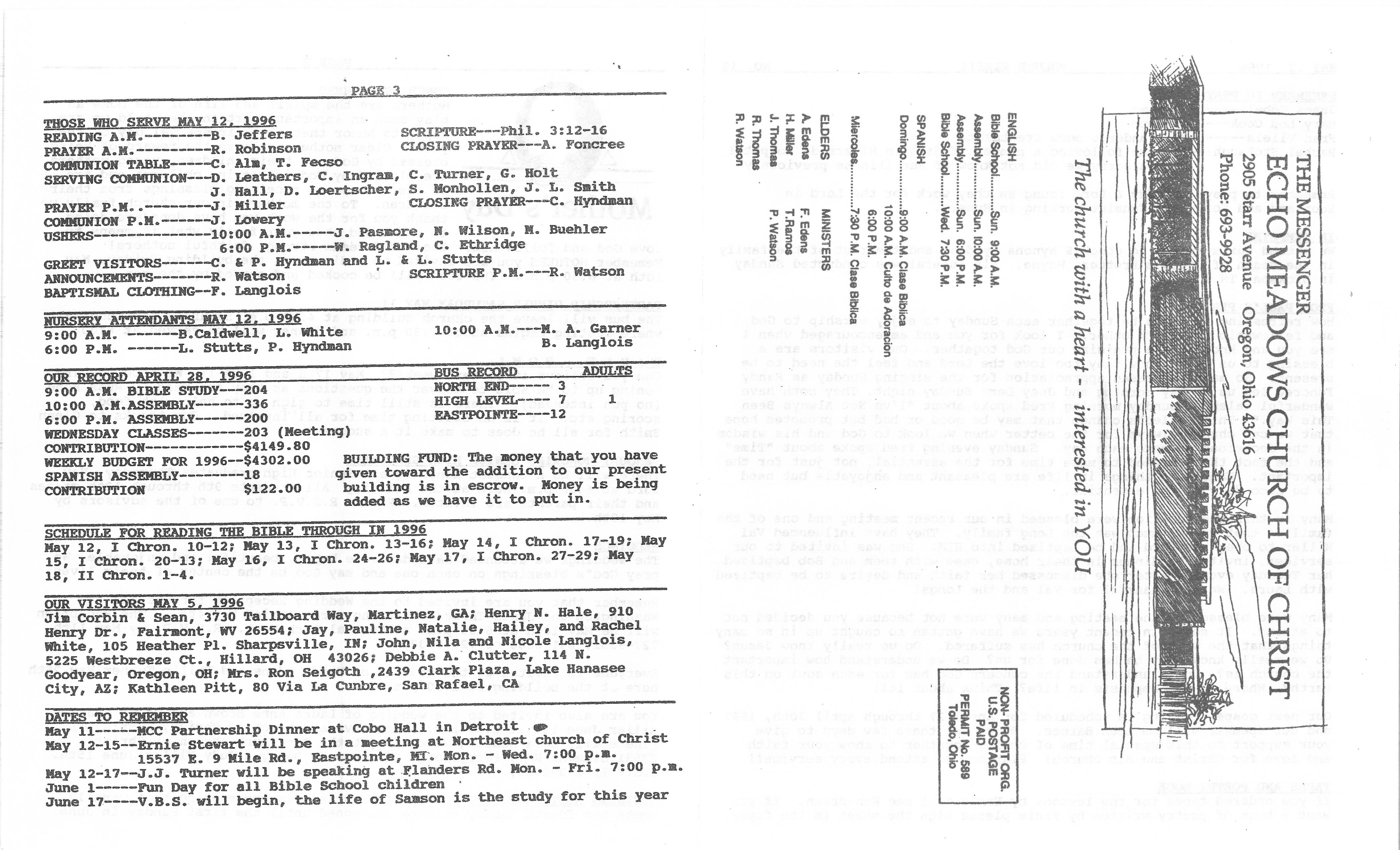 Scanned bulletin, page 1 of 1996-05-12.pdf