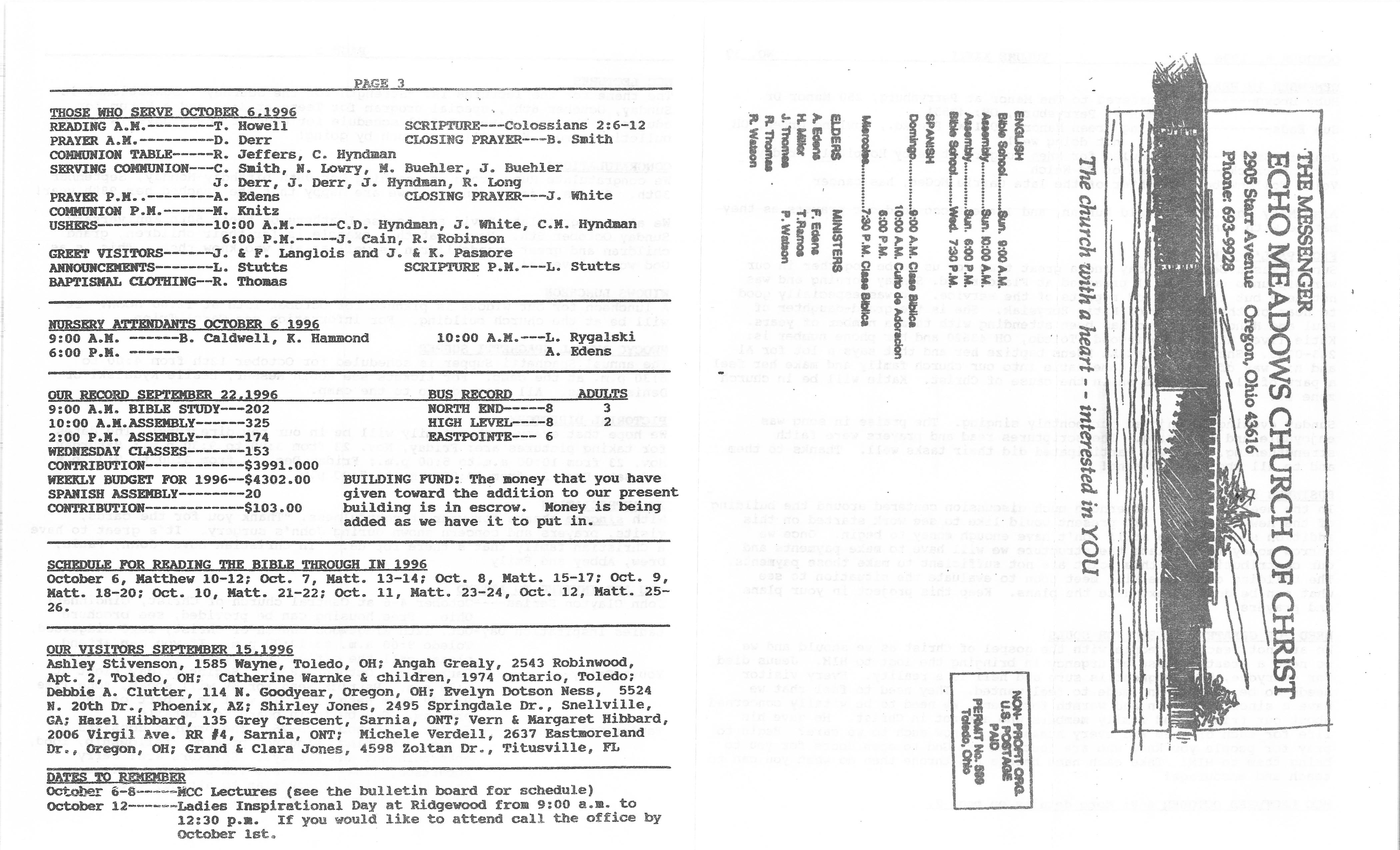 Scanned bulletin, page 1 of 1996-10-06.pdf