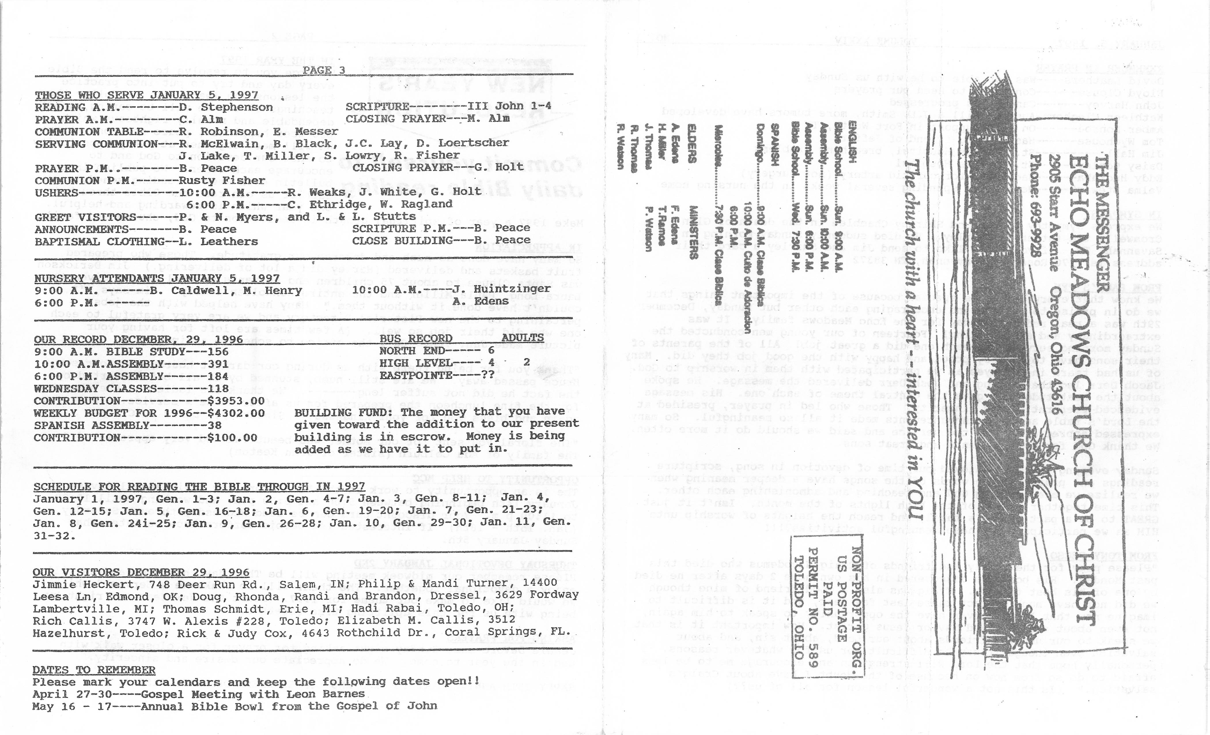 Scanned bulletin, page 1 of 1997-01-05.pdf