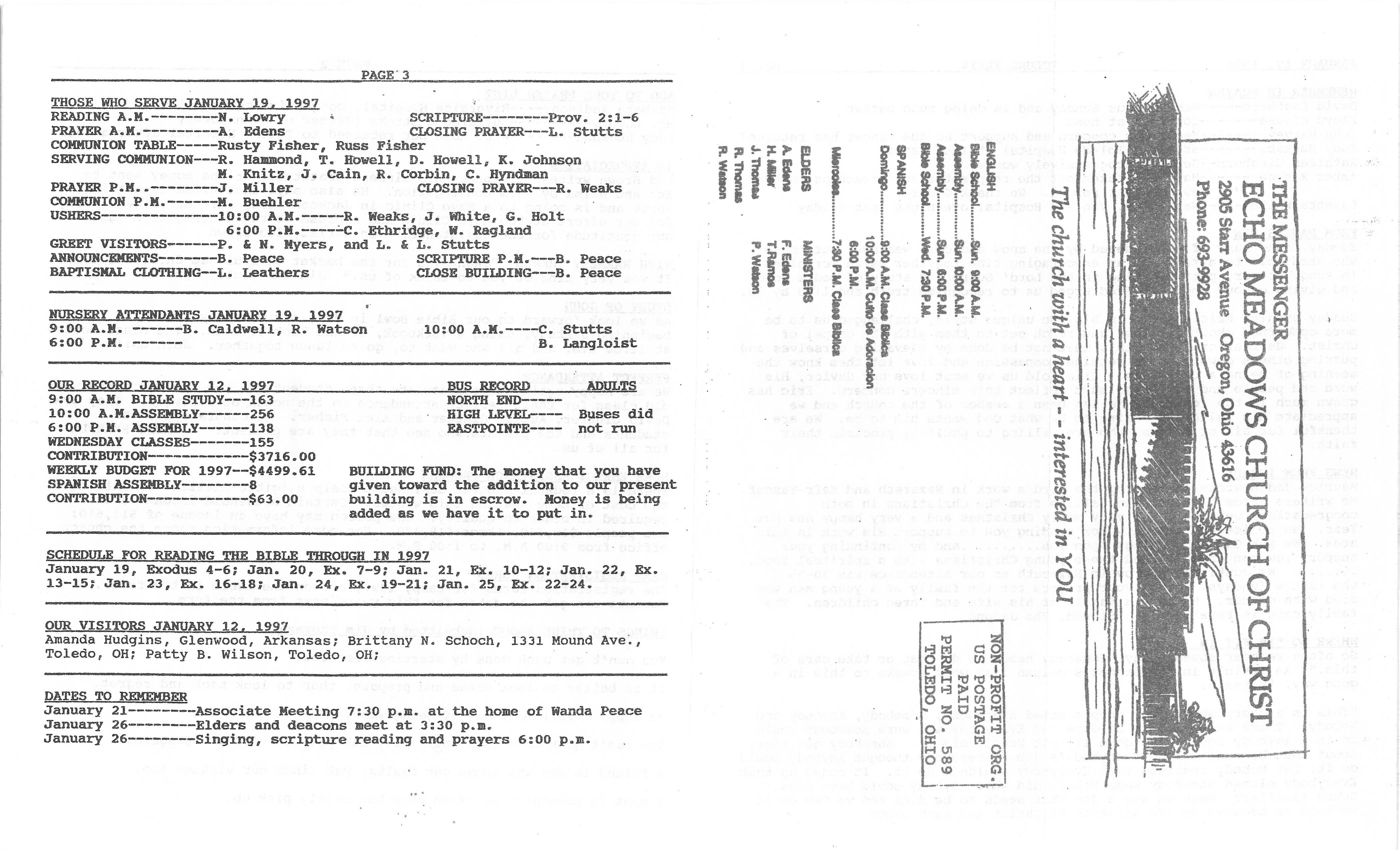 Scanned bulletin, page 1 of 1997-01-19.pdf