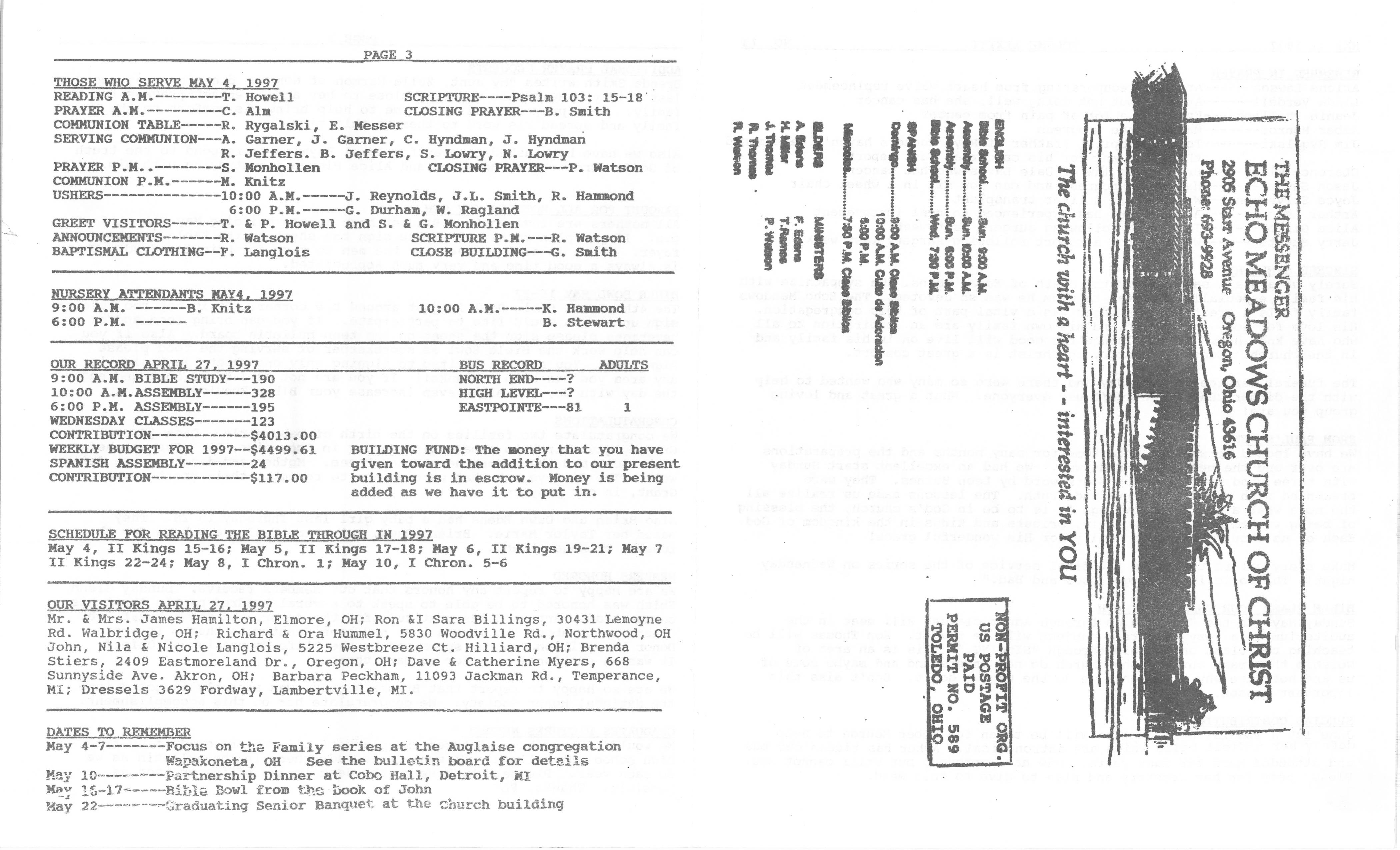Scanned bulletin, page 1 of 1997-05-04.pdf