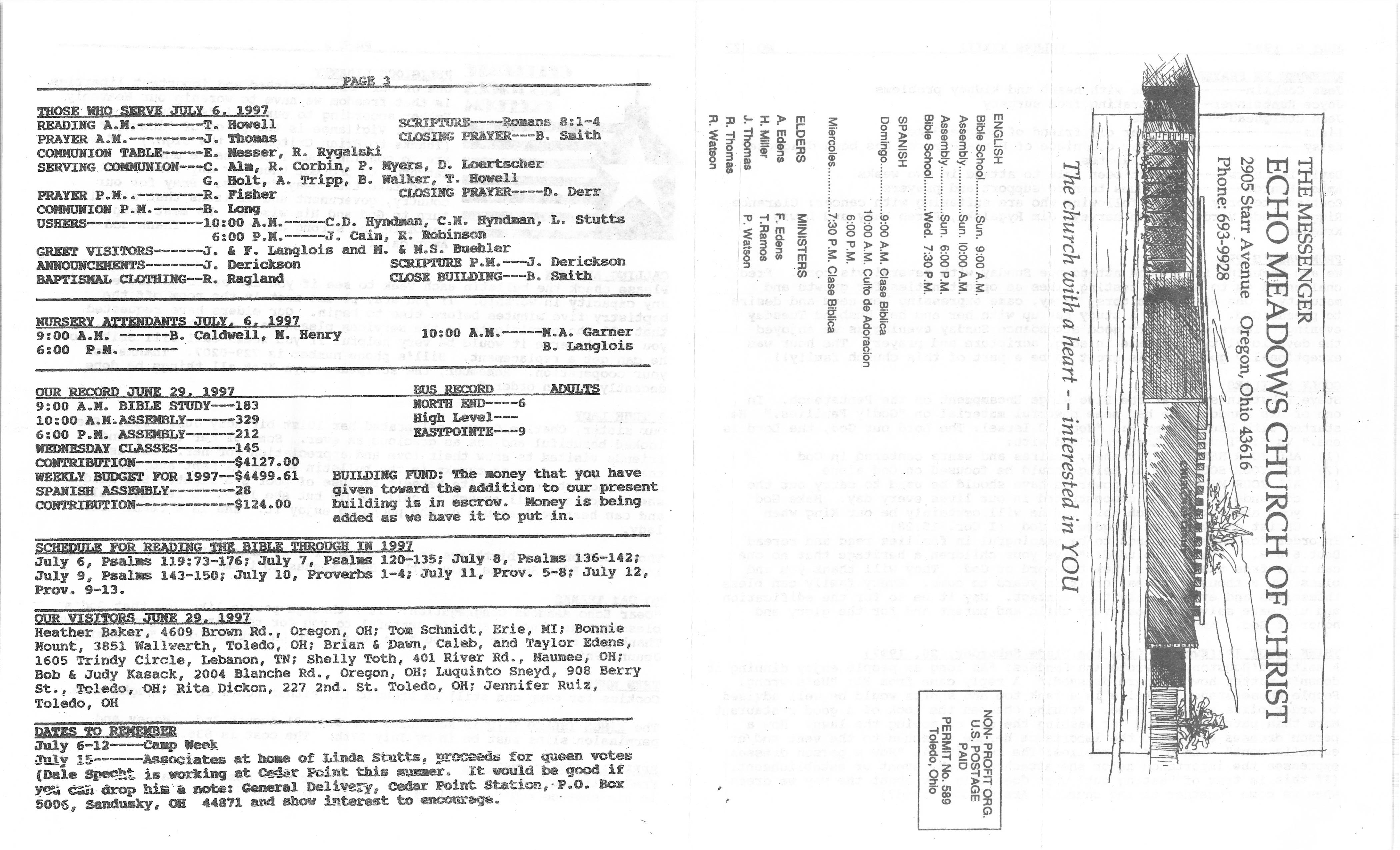 Scanned bulletin, page 1 of 1997-07-06.pdf