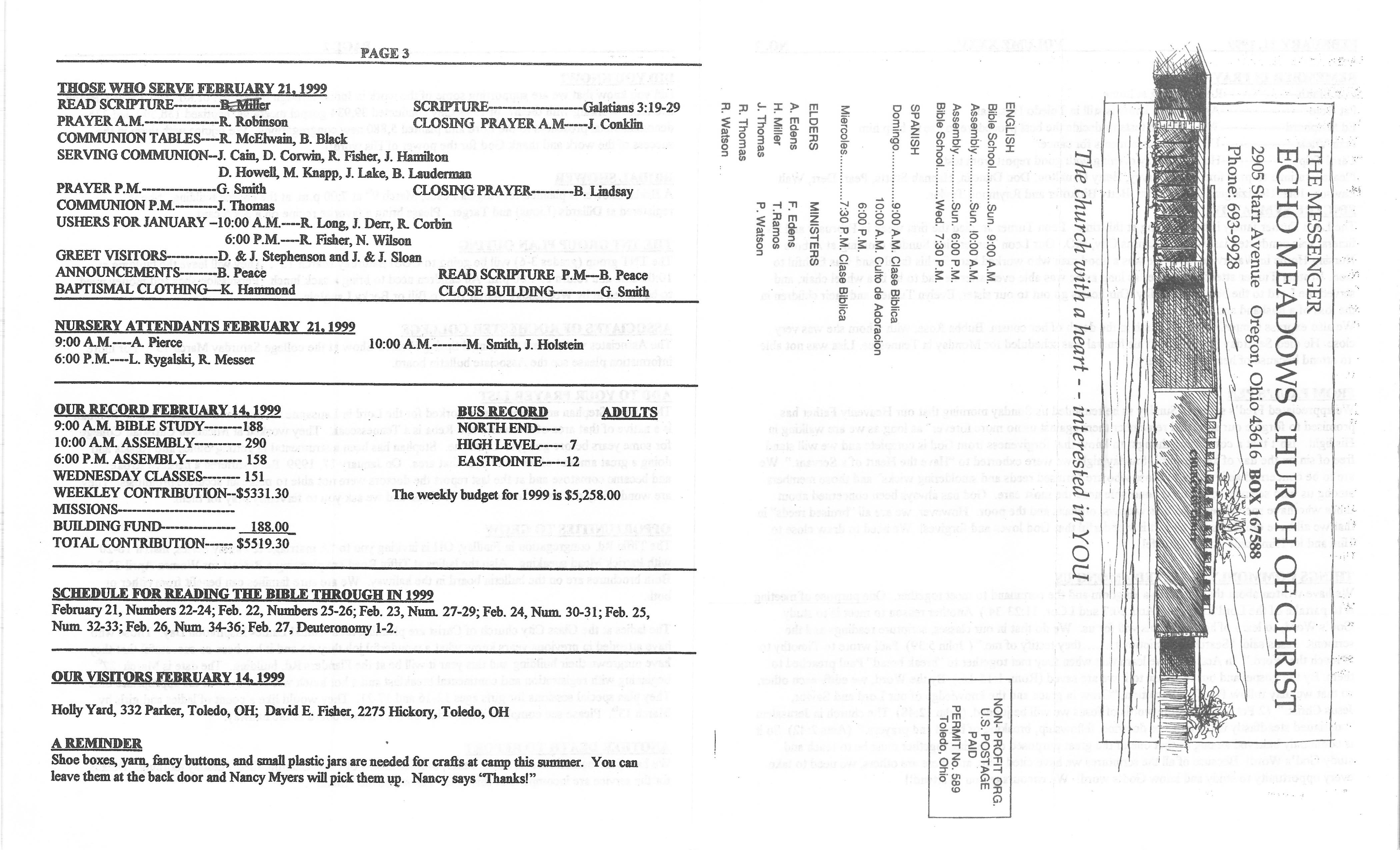 Scanned bulletin, page 1 of 1999-02-21.pdf