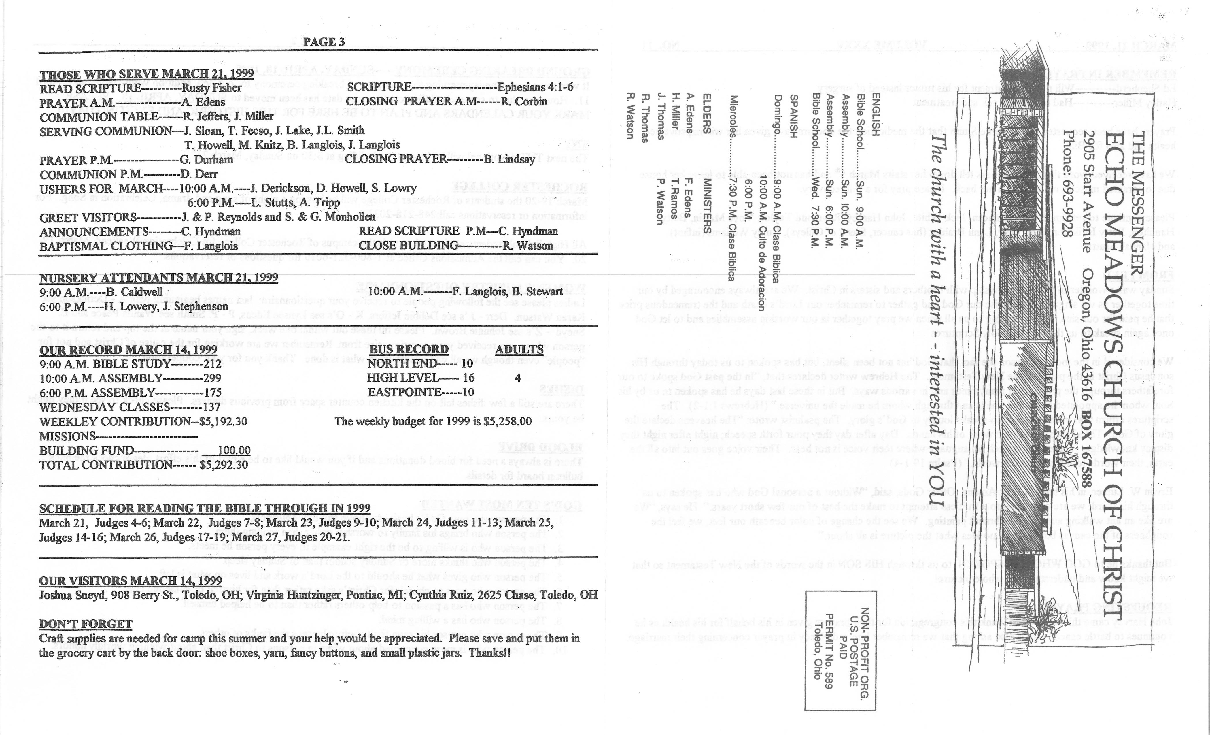 Scanned bulletin, page 1 of 1999-03-21.pdf