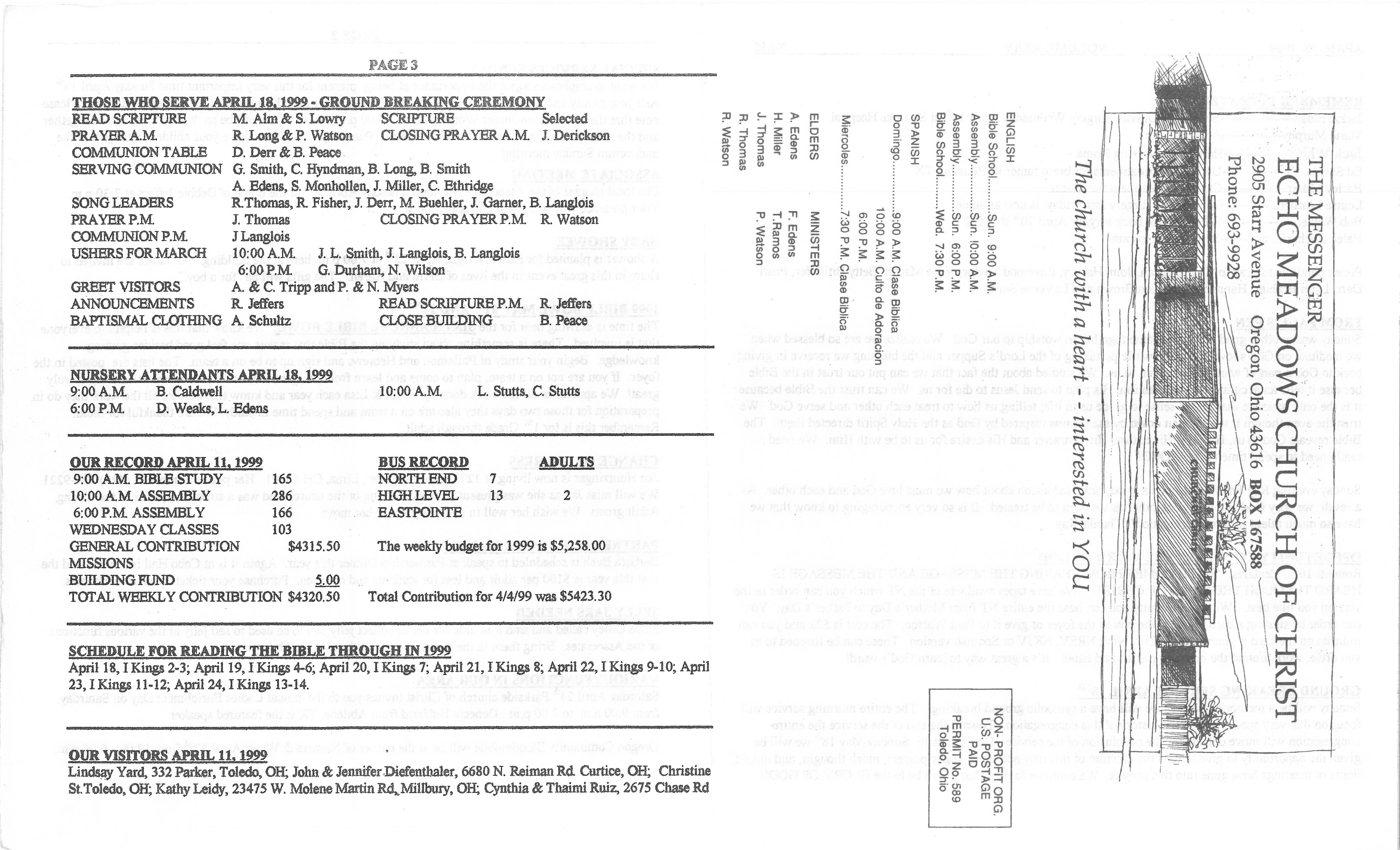 Scanned bulletin, page 1 of 1999-04-18.pdf