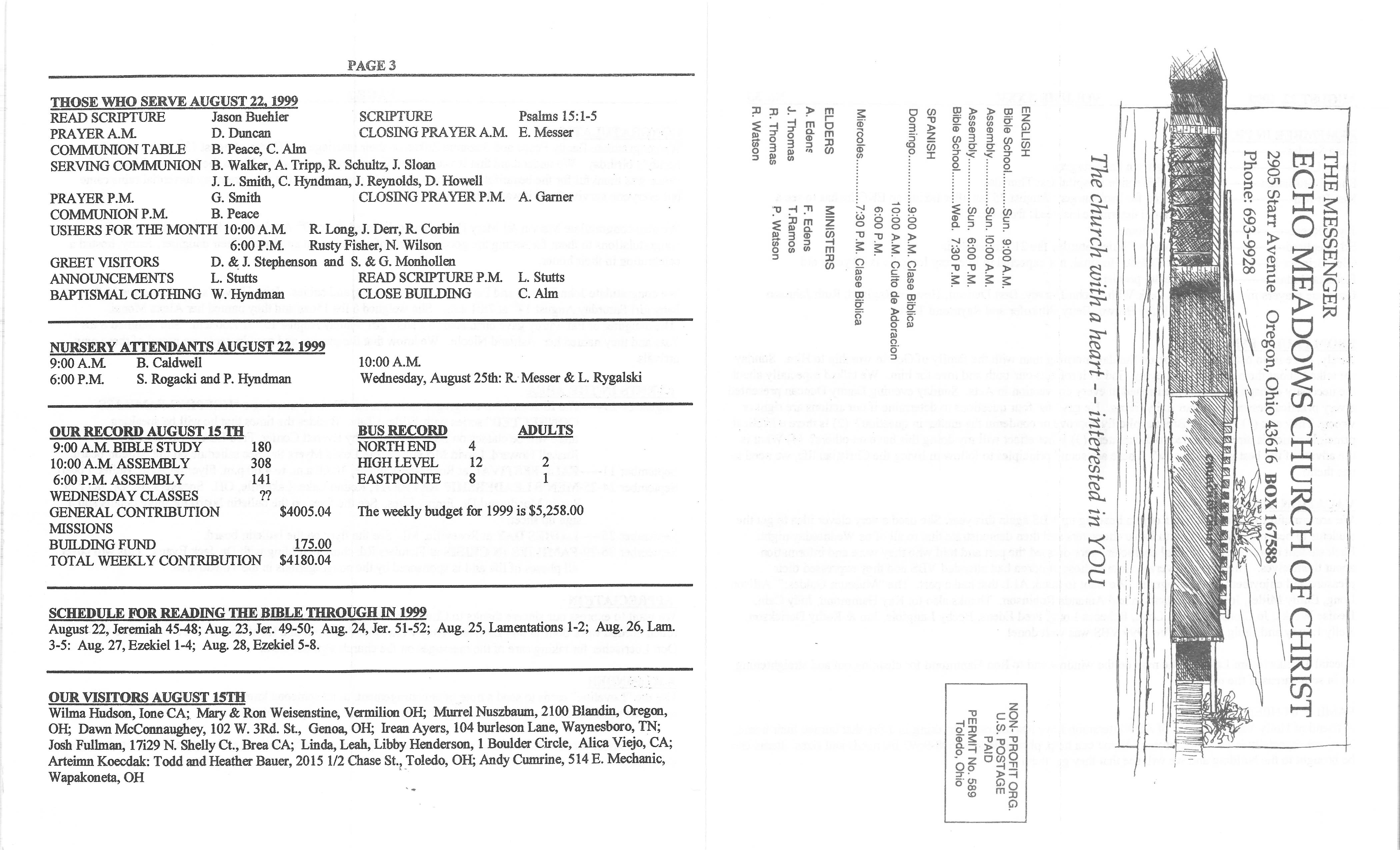 Scanned bulletin, page 1 of 1999-08-22.pdf