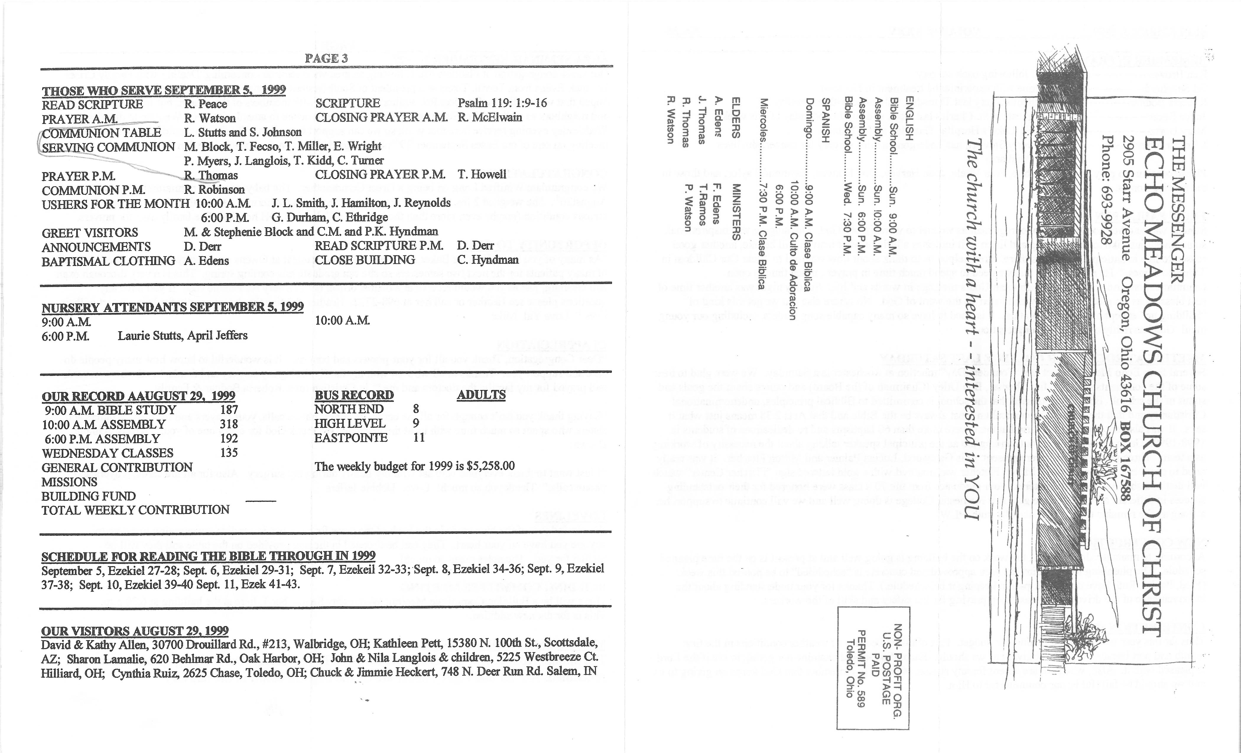 Scanned bulletin, page 1 of 1999-09-05.pdf