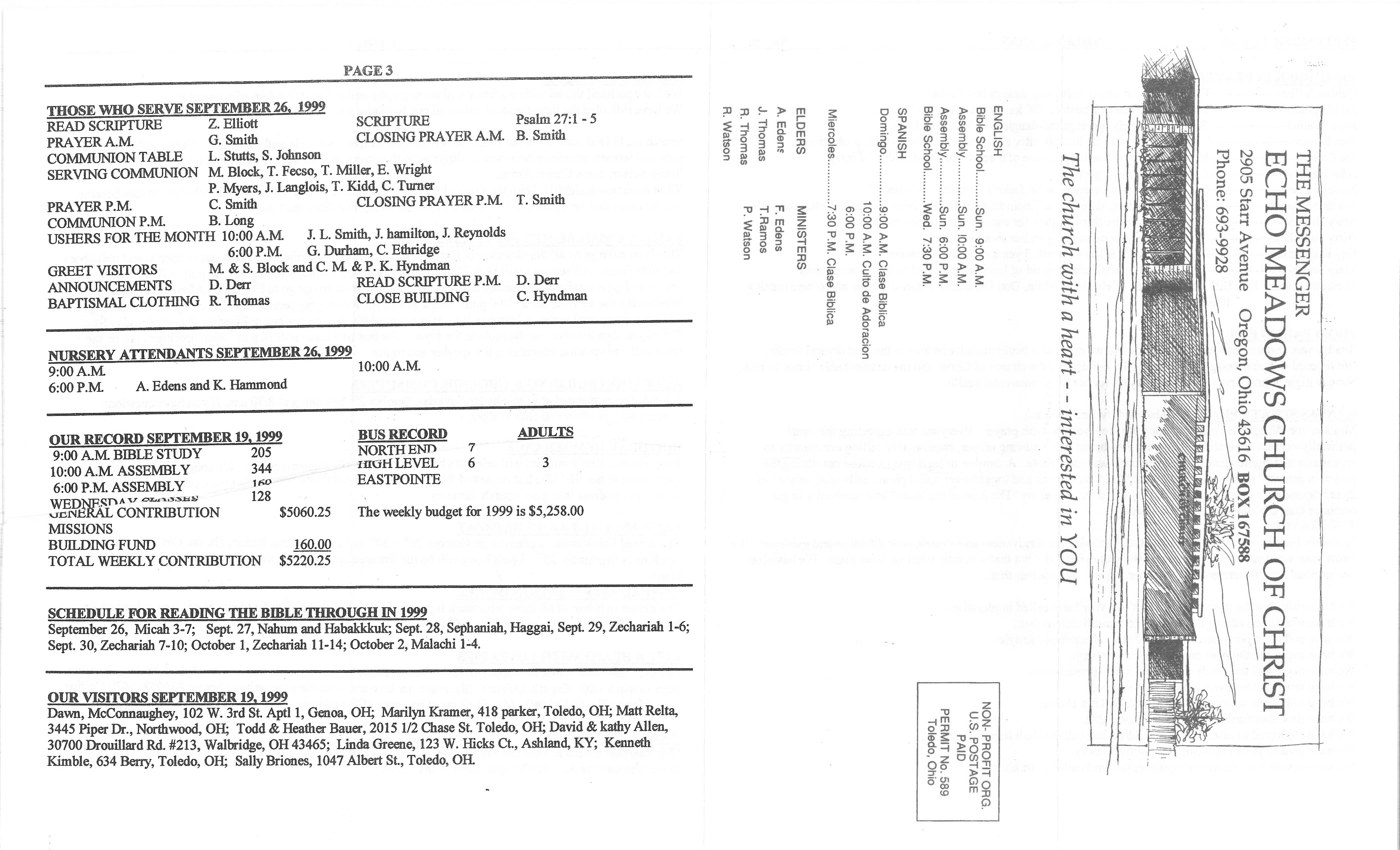 Scanned bulletin, page 1 of 1999-09-26.pdf