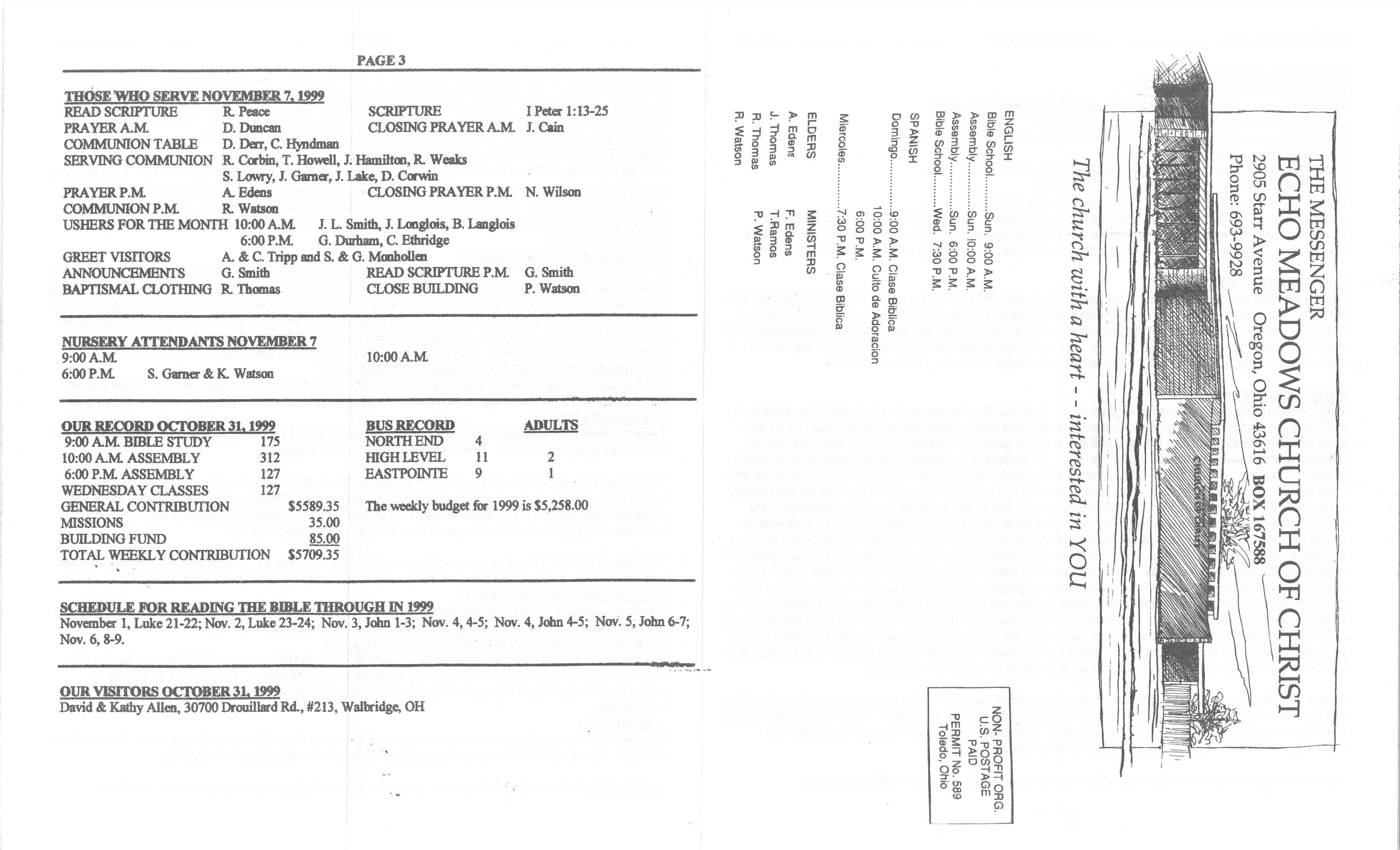 Scanned bulletin, page 1 of 1999-11-07.pdf
